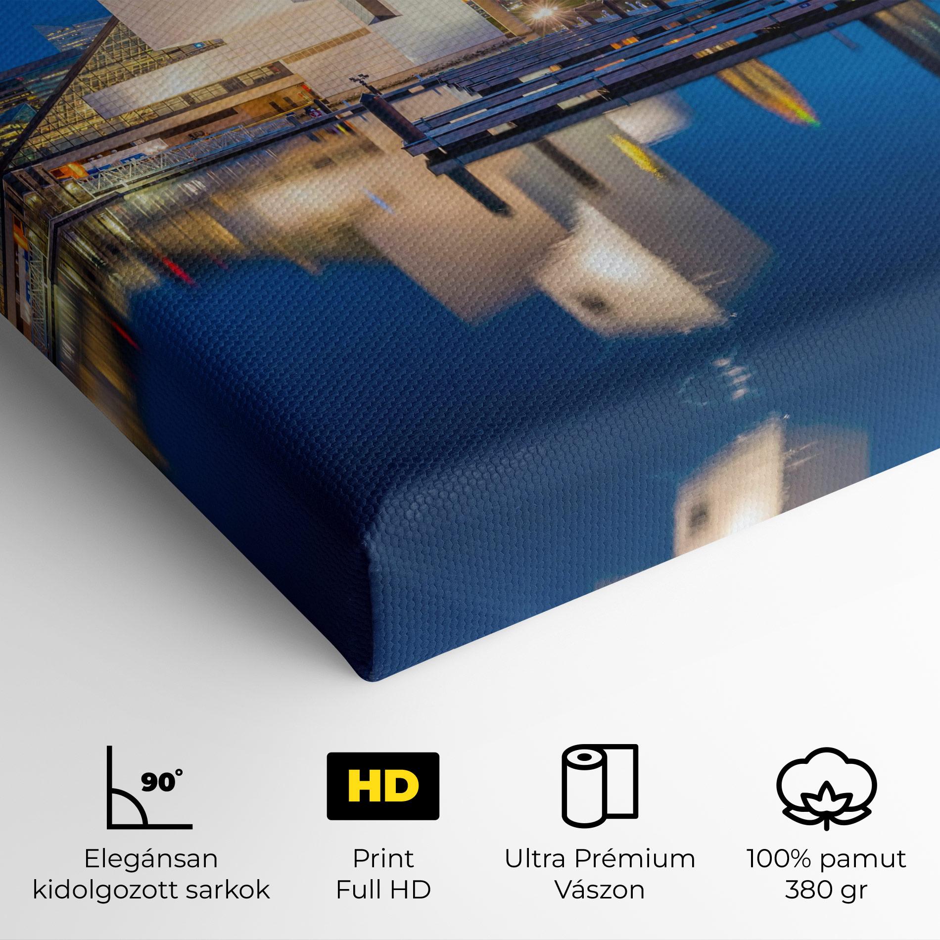 Vászonkép Lakefront Ohio Usa mockup 4