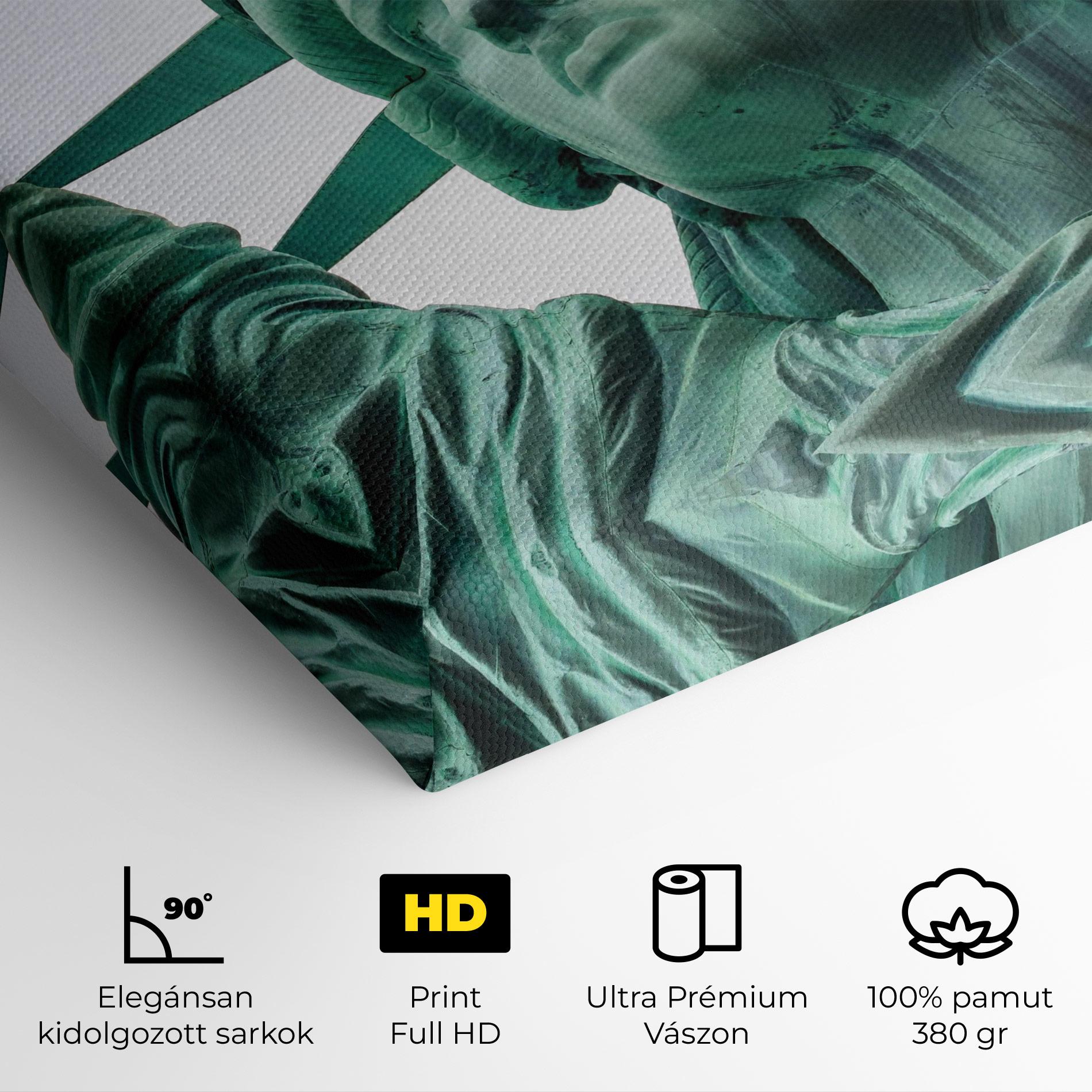 Vászonkép Statue Of Liberty Head mockup 4