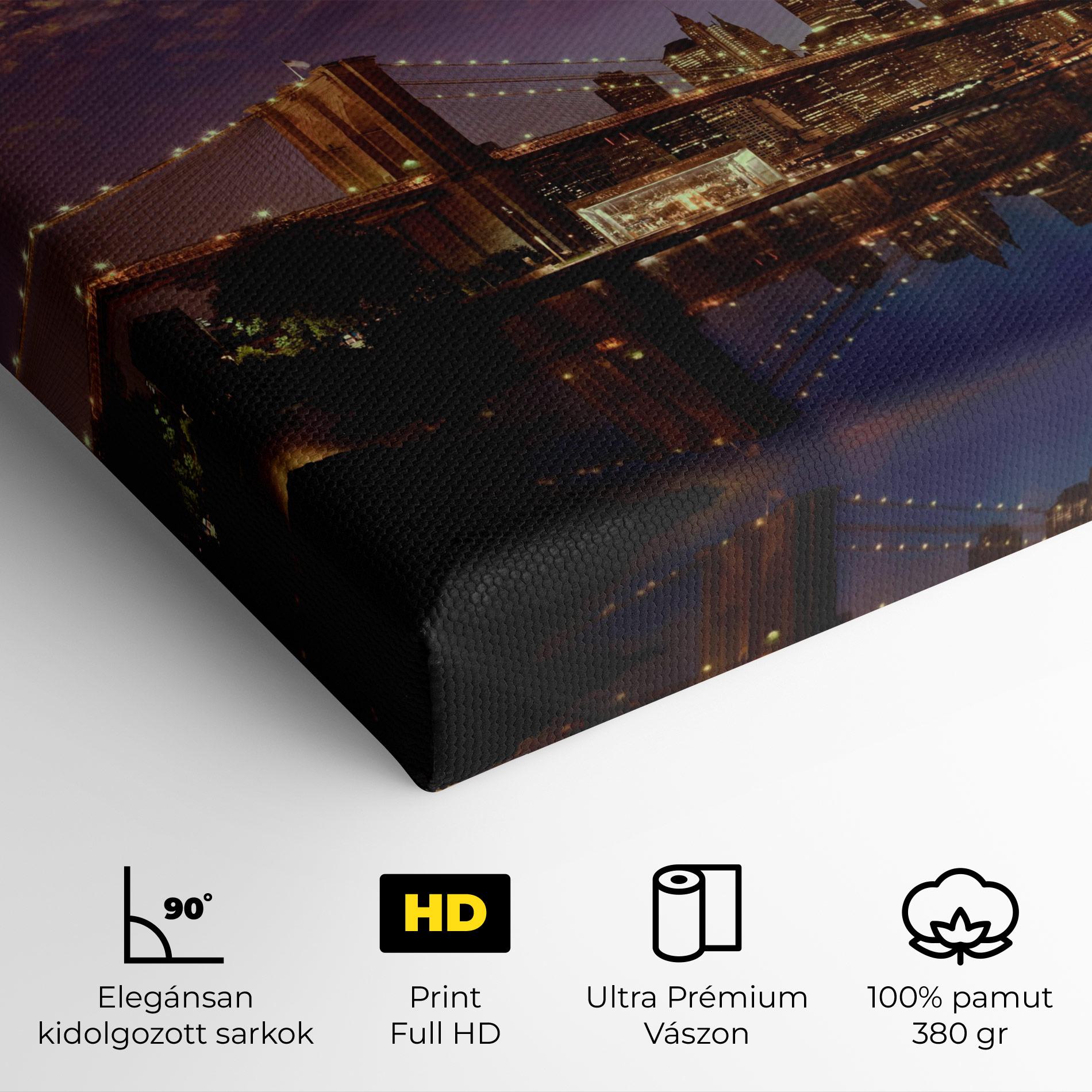 Vászonkép Sunset New York mockup 4