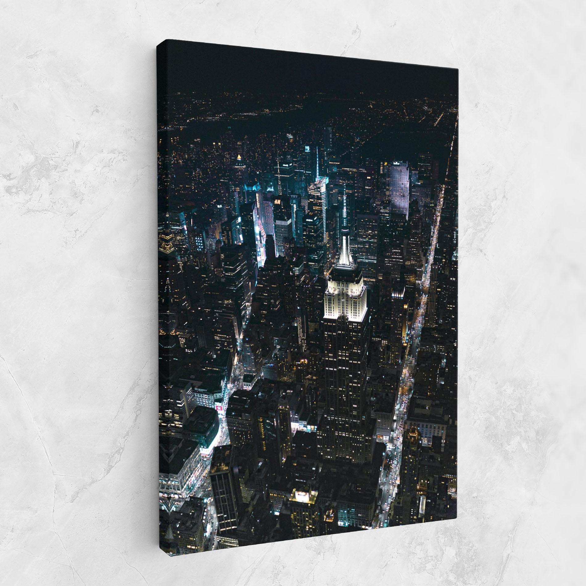 Vászonkép Night Landscape mockup 1