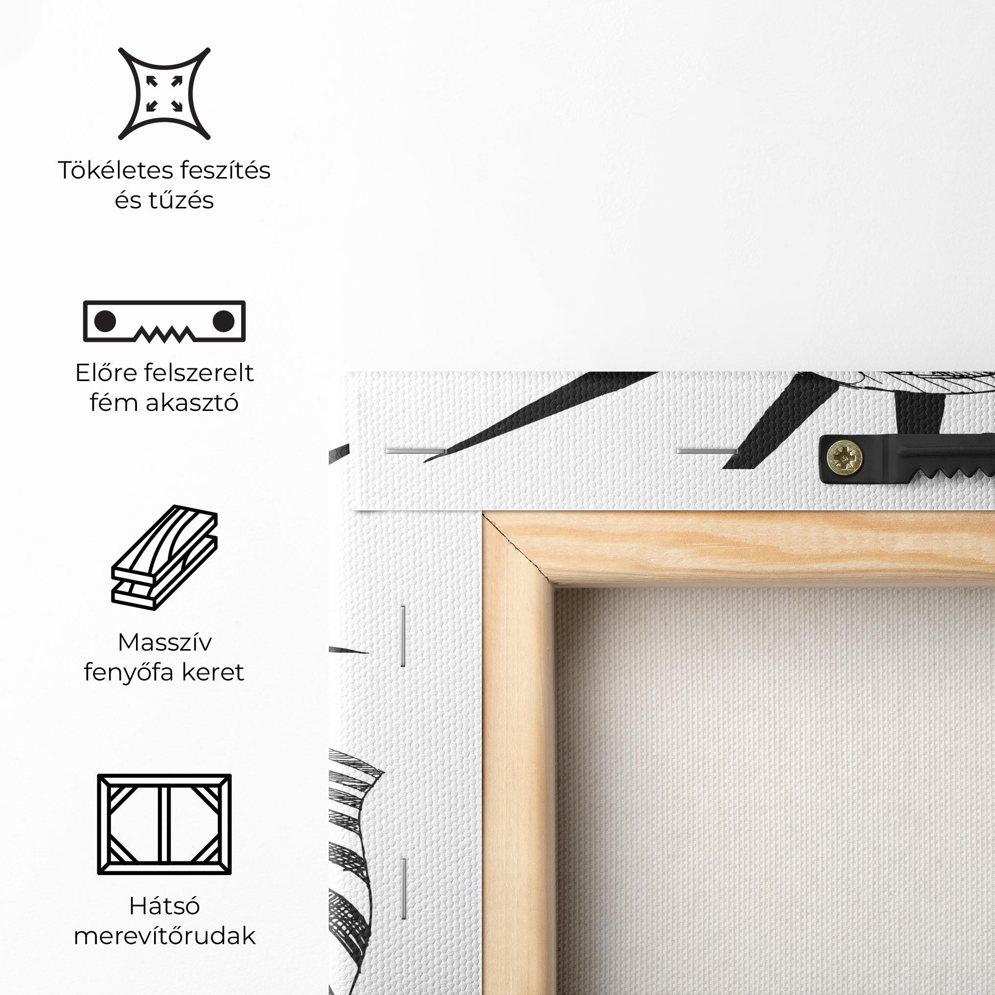 Vászonkép Head Of Liberty Statue mockup 5