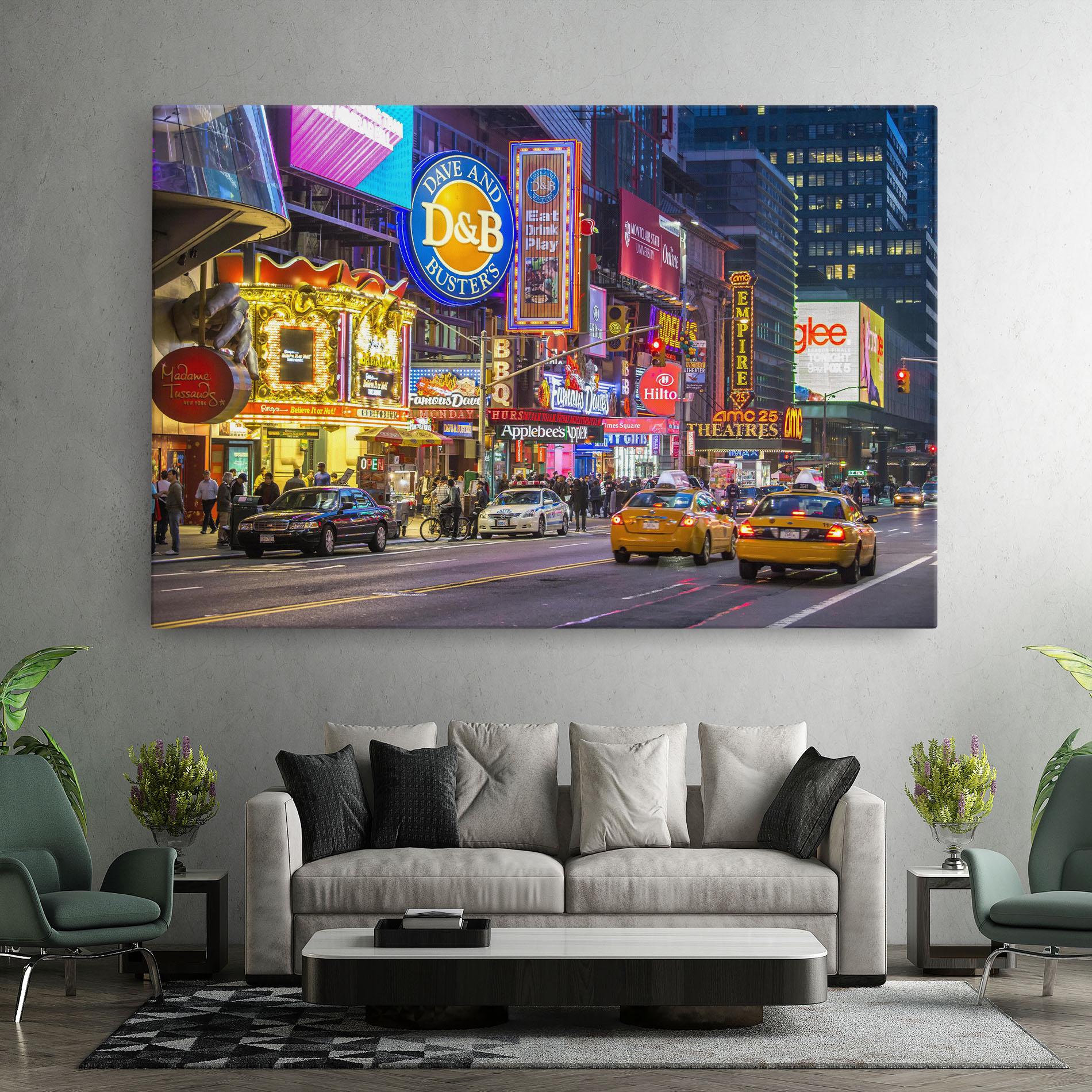 Vászonkép New York Lights mockup 7