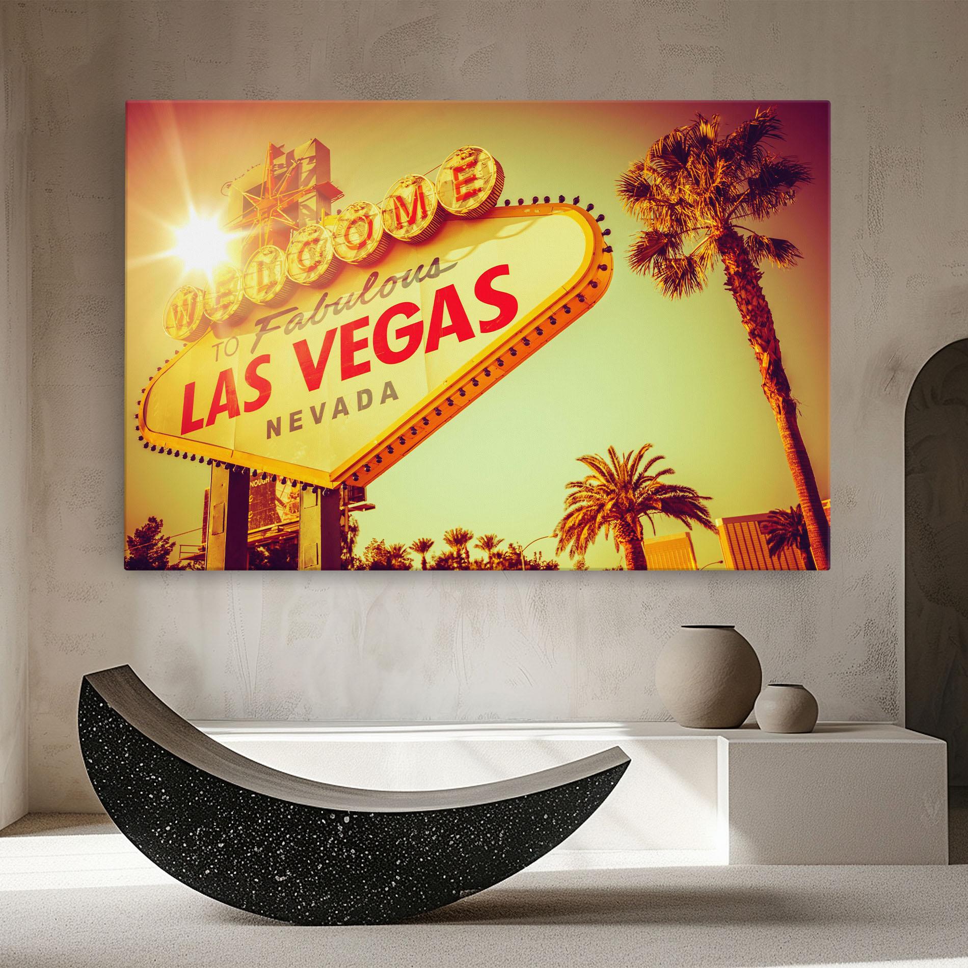 Vászonkép Las Vegas Nevada mockup 8