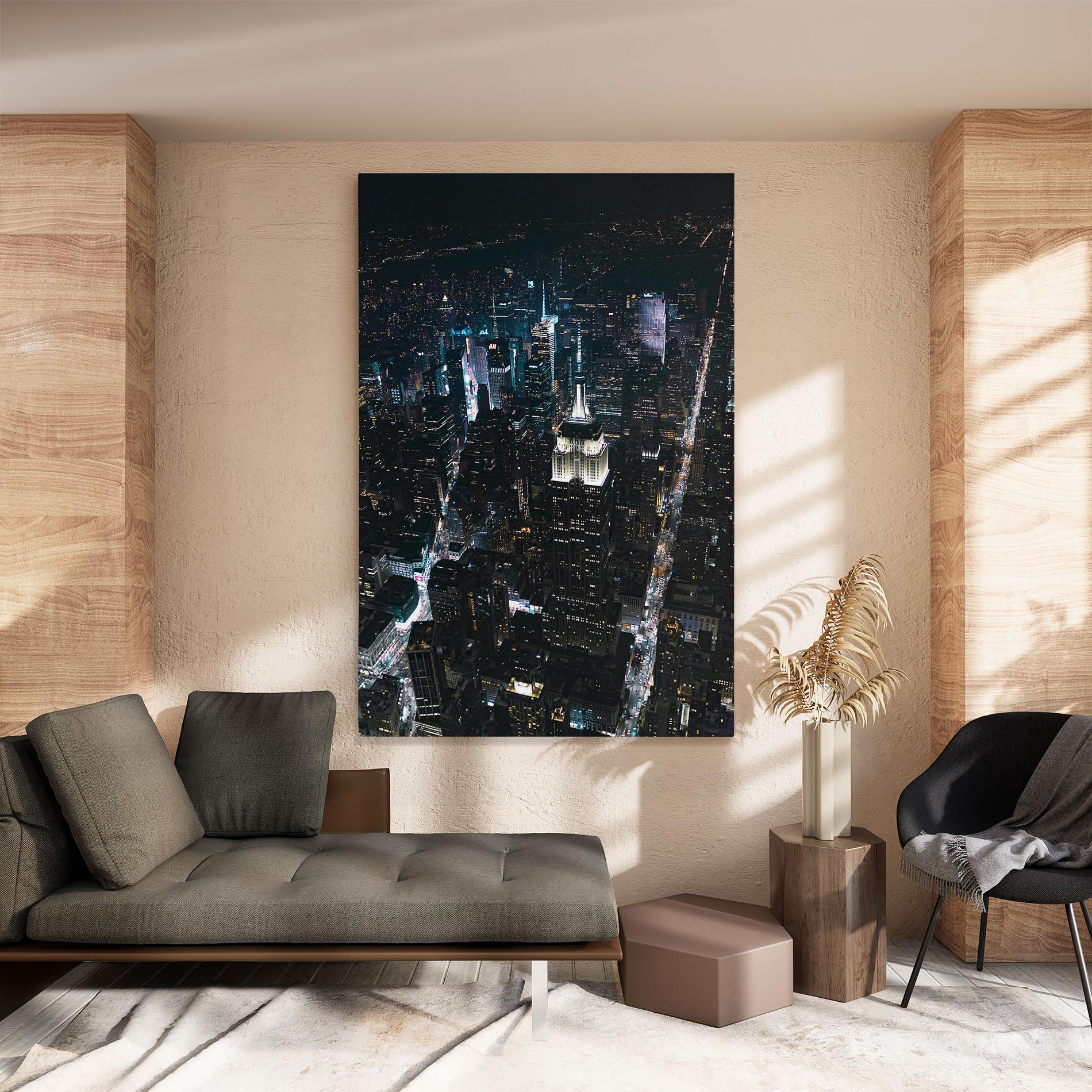 Vászonkép Night Landscape mockup 8