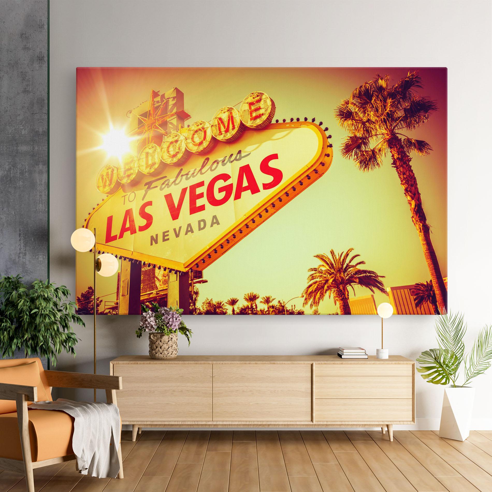 Vászonkép Las Vegas Nevada mockup 9