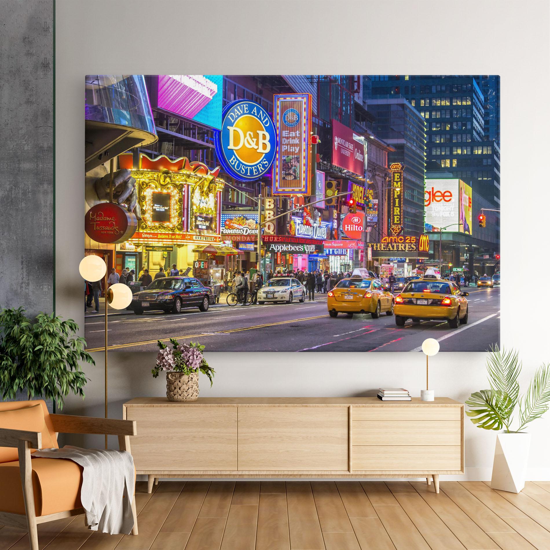 Vászonkép New York Lights mockup 9
