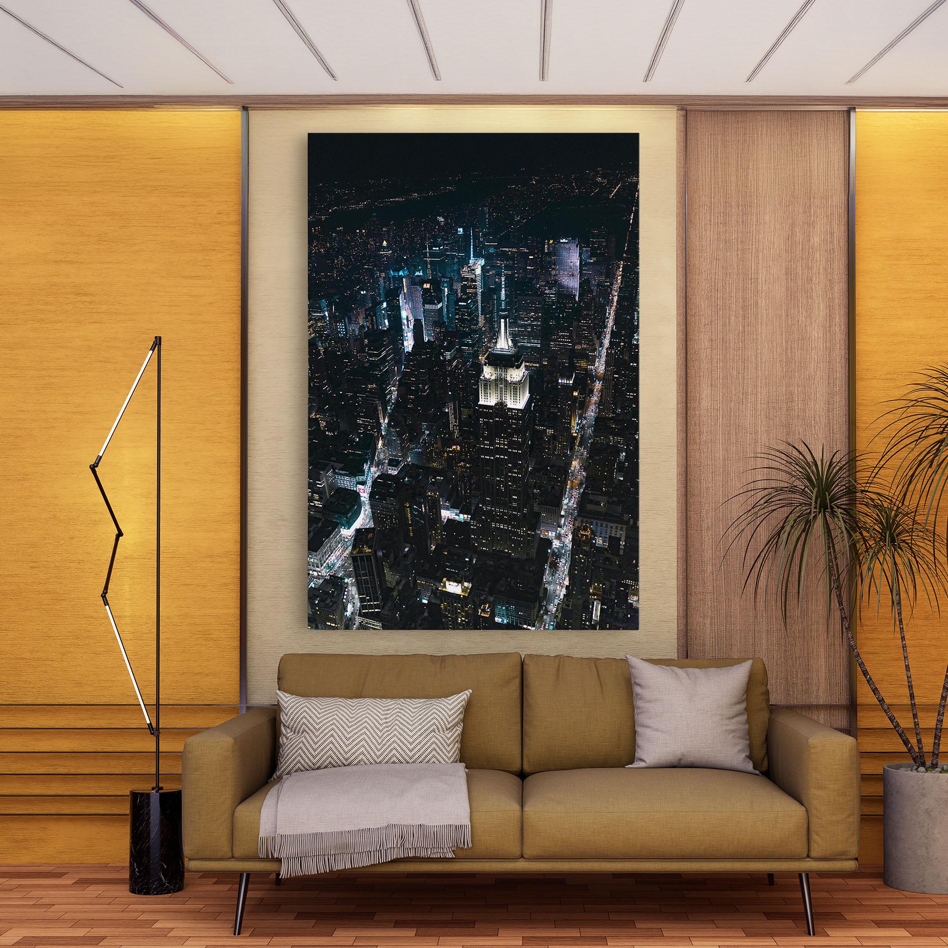 Vászonkép Night Landscape mockup 9