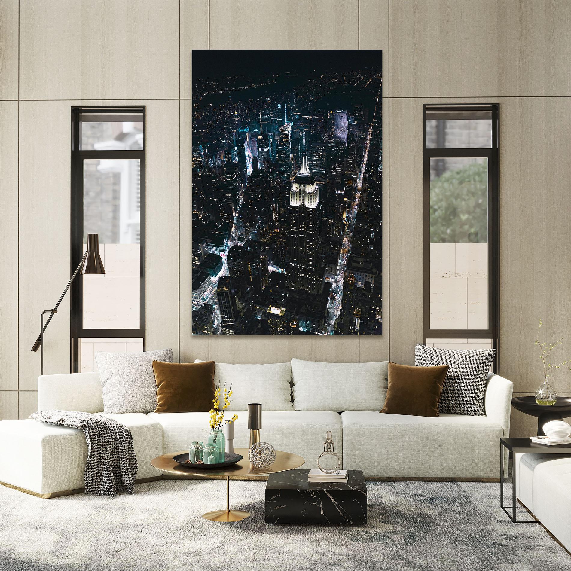 Vászonkép Night Landscape mockup 2