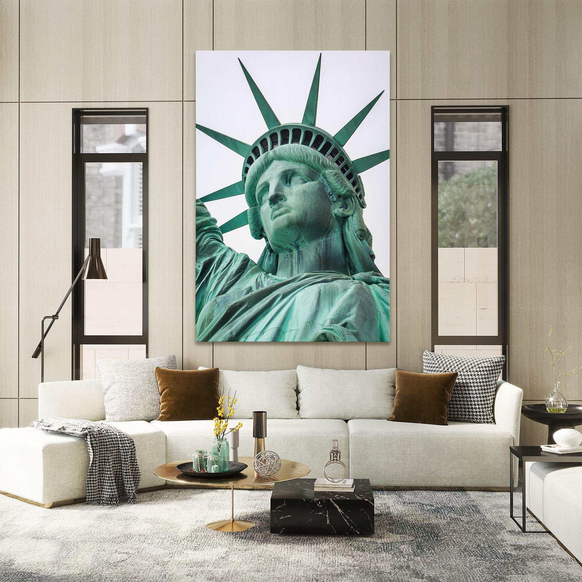 Vászonkép Statue Of Liberty Head mockup 2