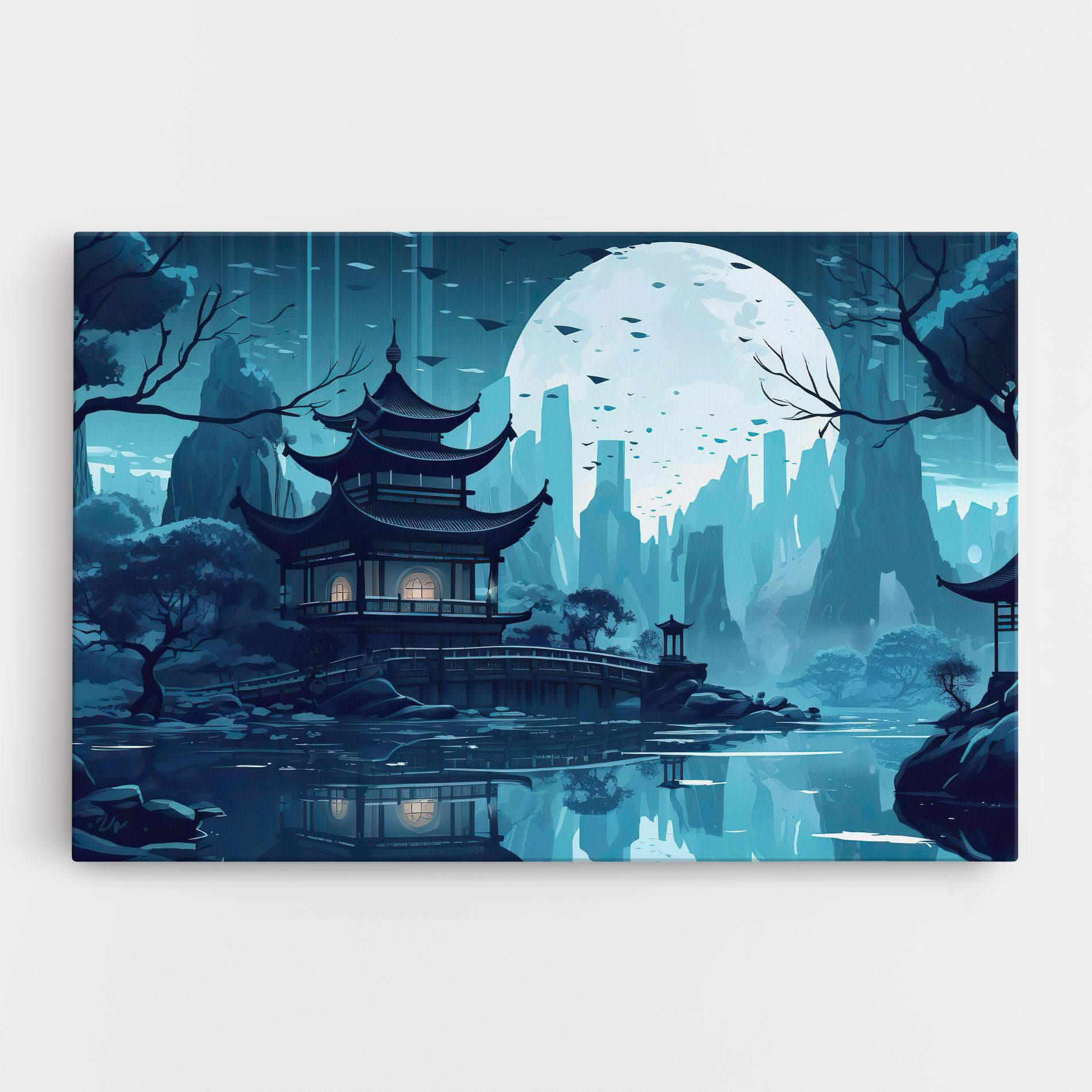 Vászonkép Chinese Cartoon mockup 0