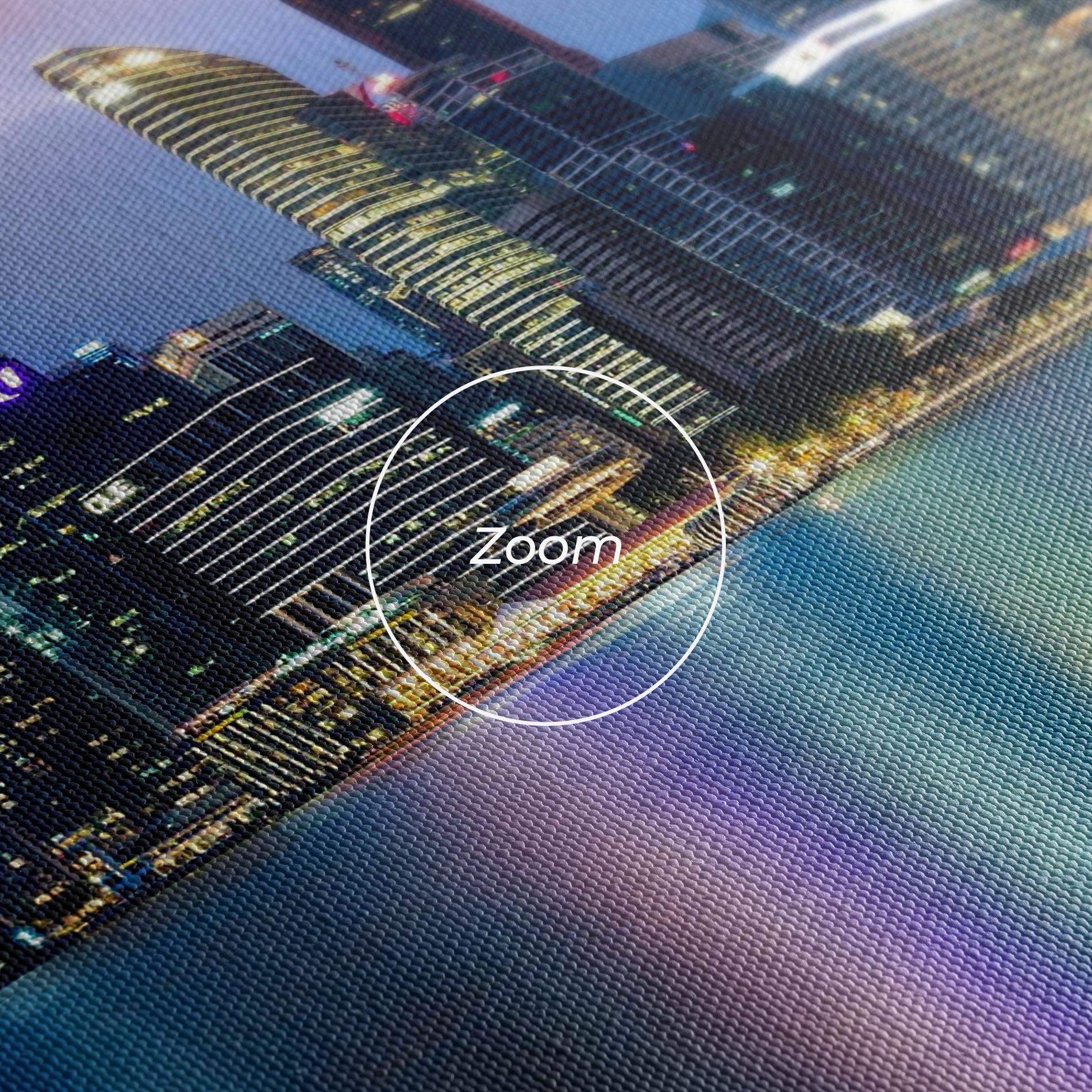 Vászonkép Hong Kong Skyline mockup 3