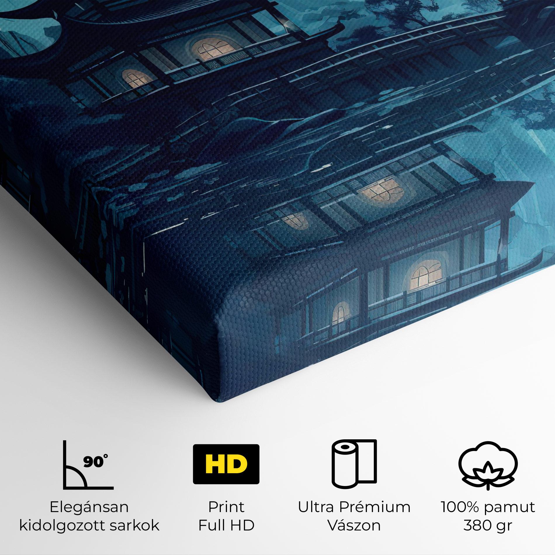 Vászonkép Chinese Cartoon mockup 4