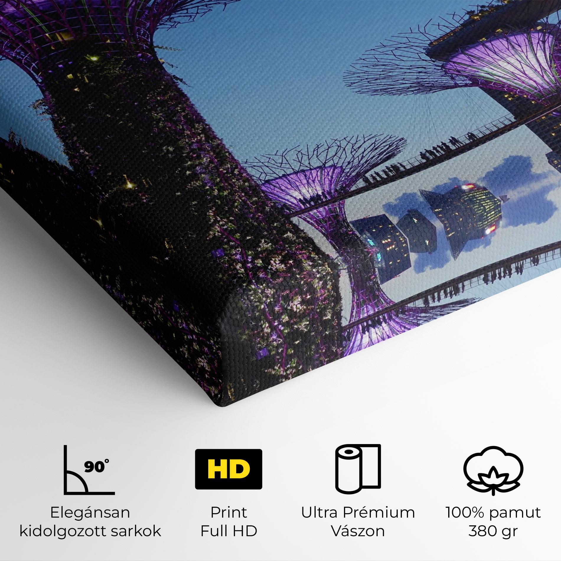 Vászonkép Gardens By The Bay mockup 4