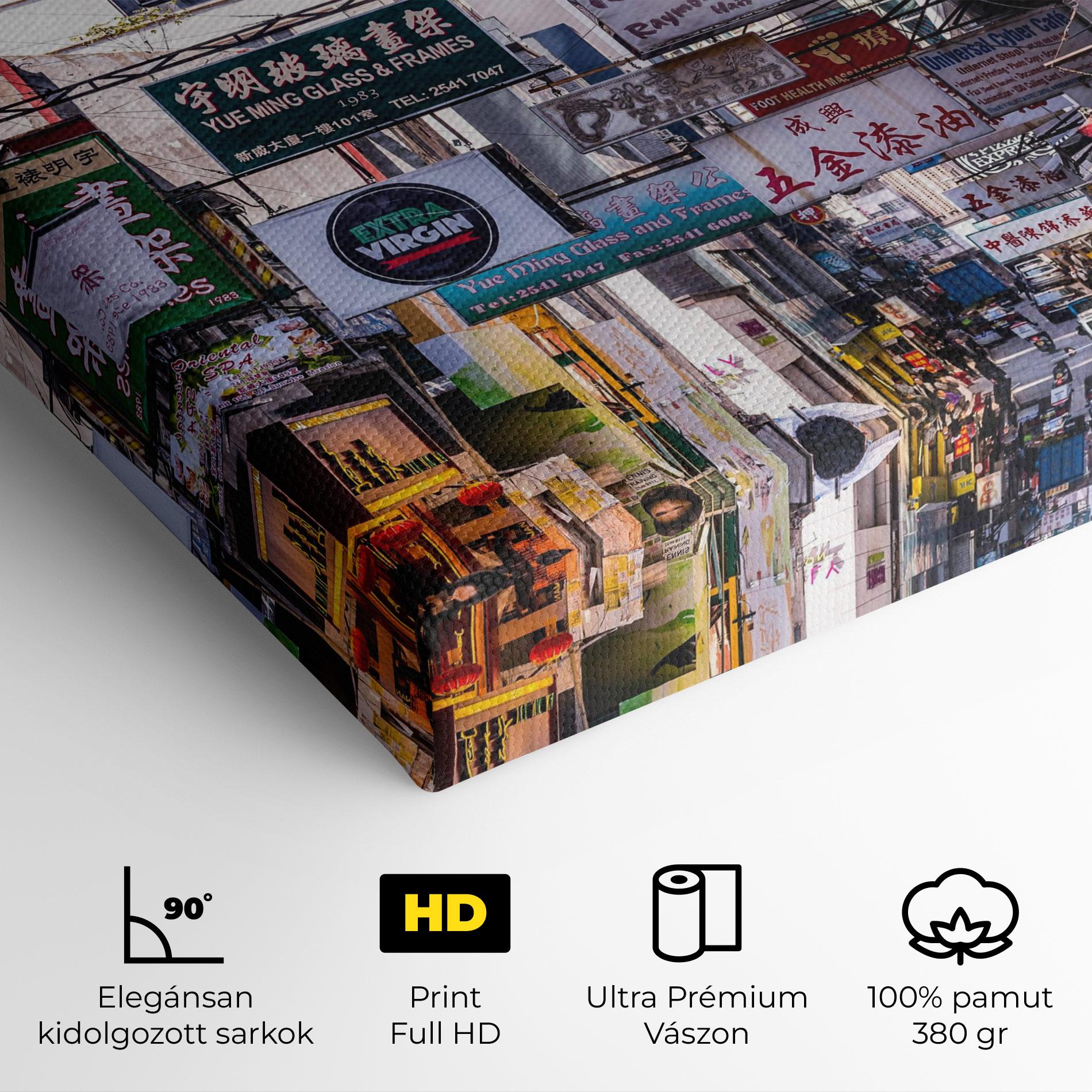 Vászonkép Mong Kok mockup 4