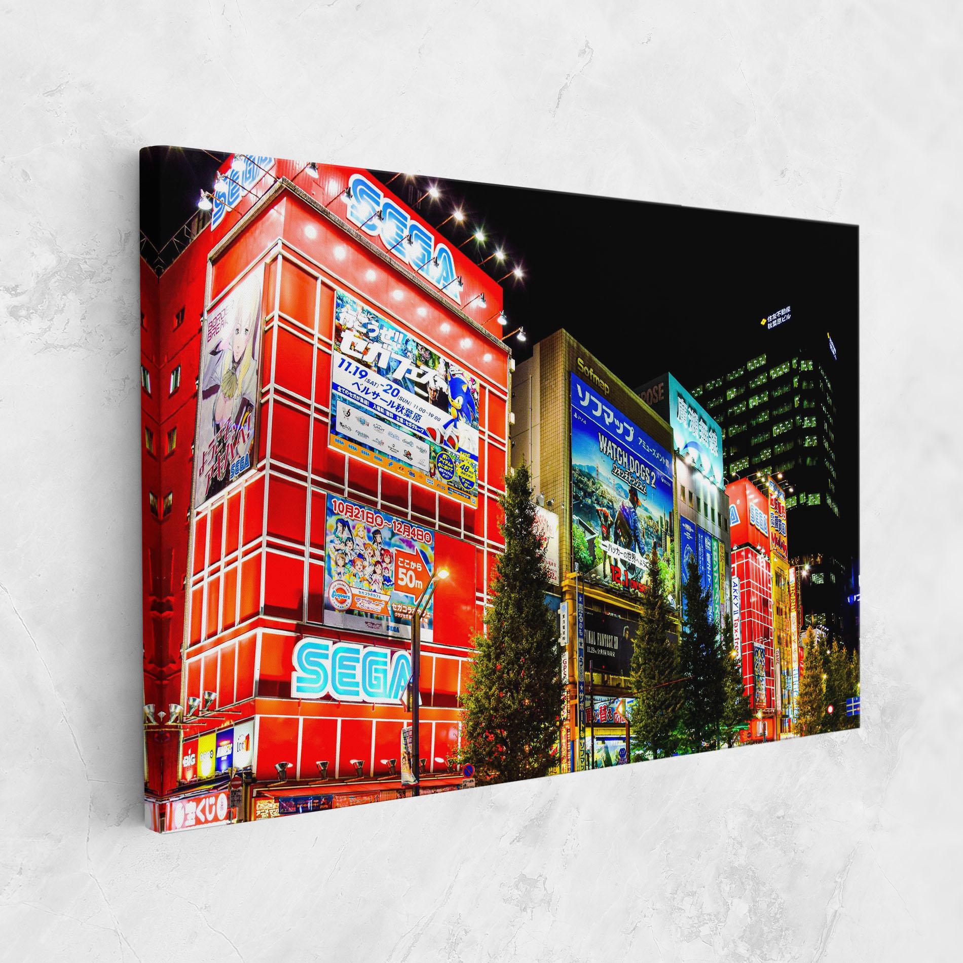 Vászonkép Akihabara Night mockup 1