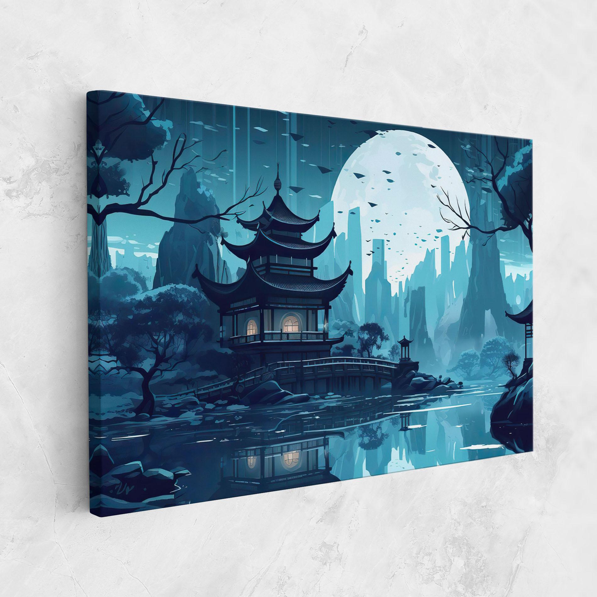 Vászonkép Chinese Cartoon mockup 1