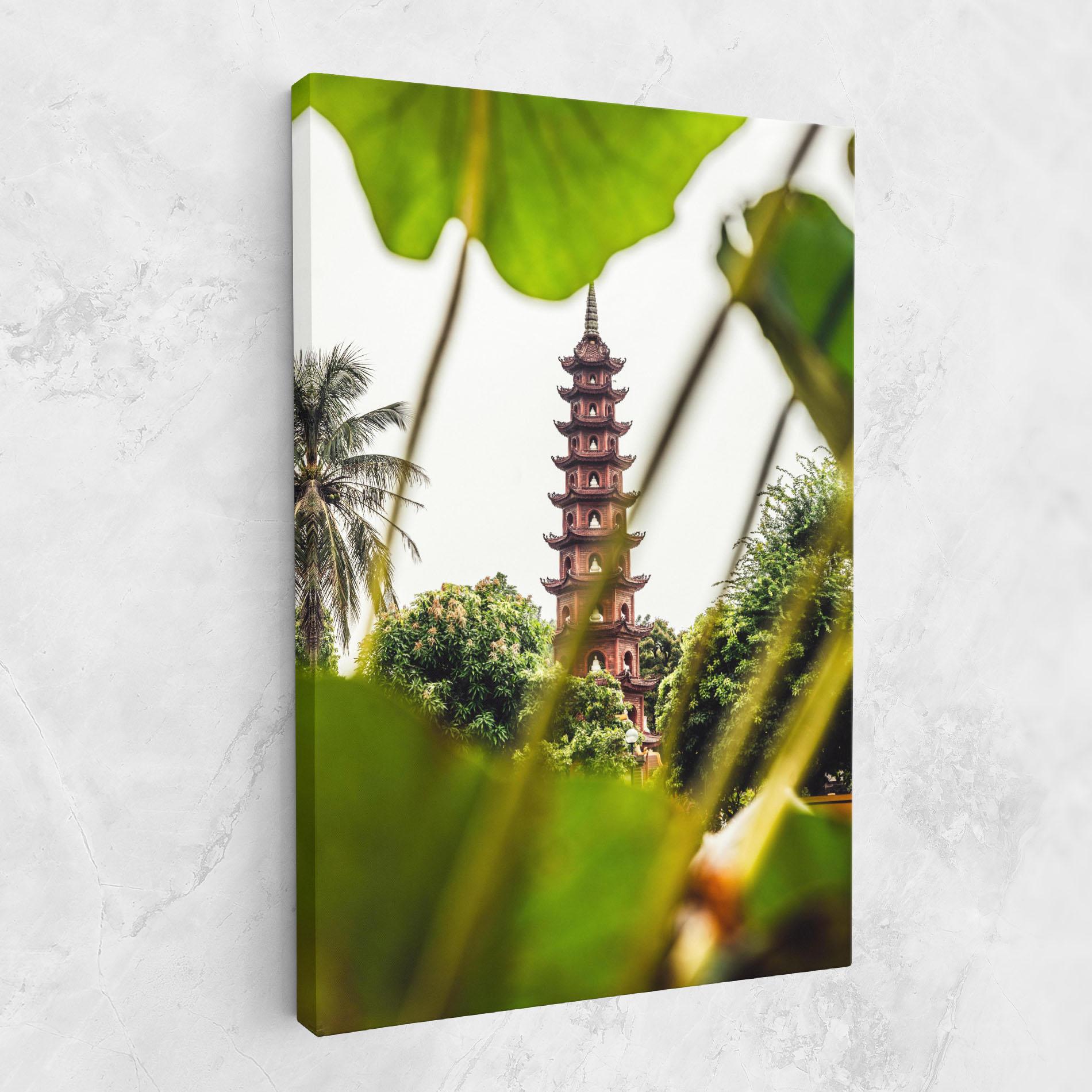 Vászonkép Tran Quoc Pagoda mockup 1