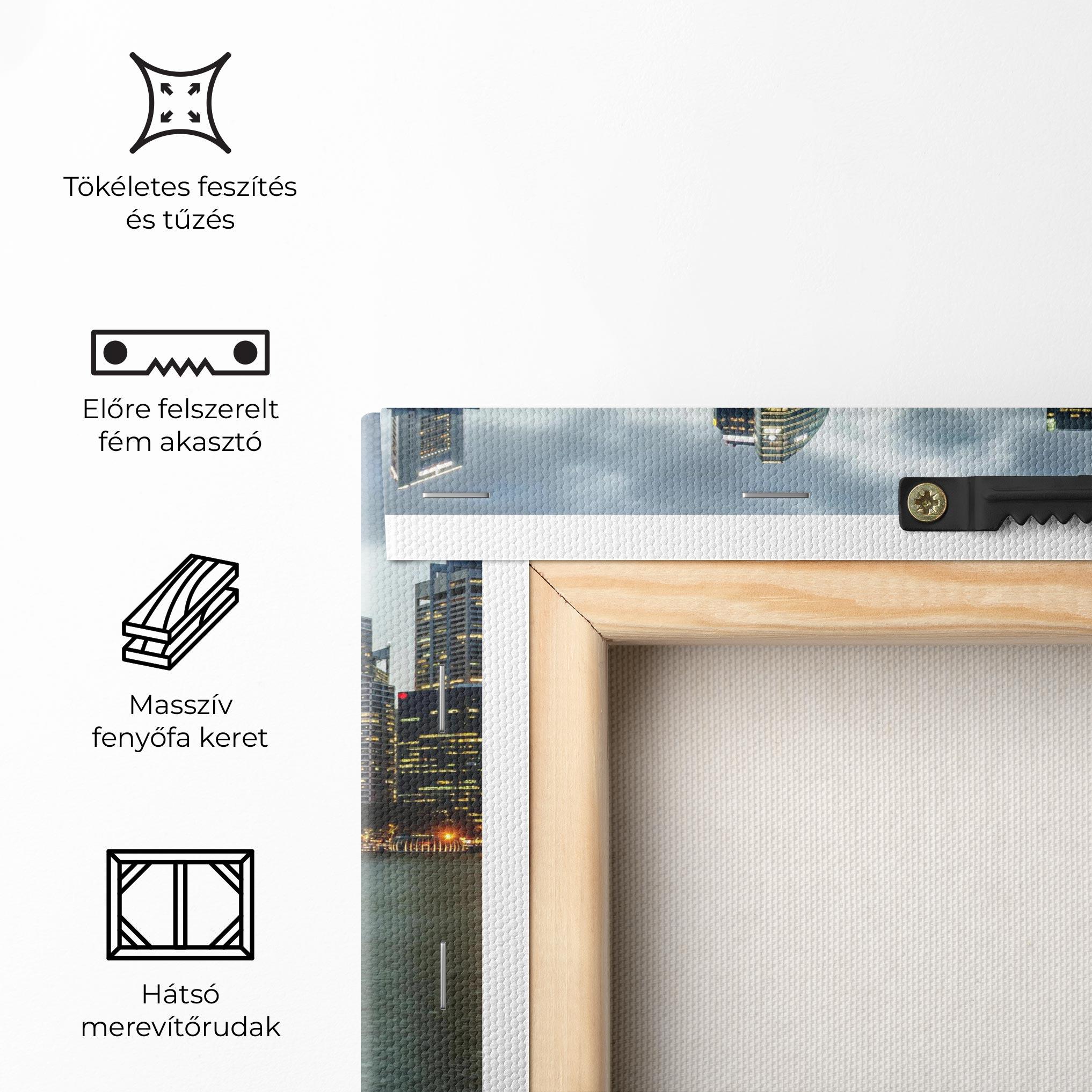 Vászonkép Singapore Skyline mockup 5
