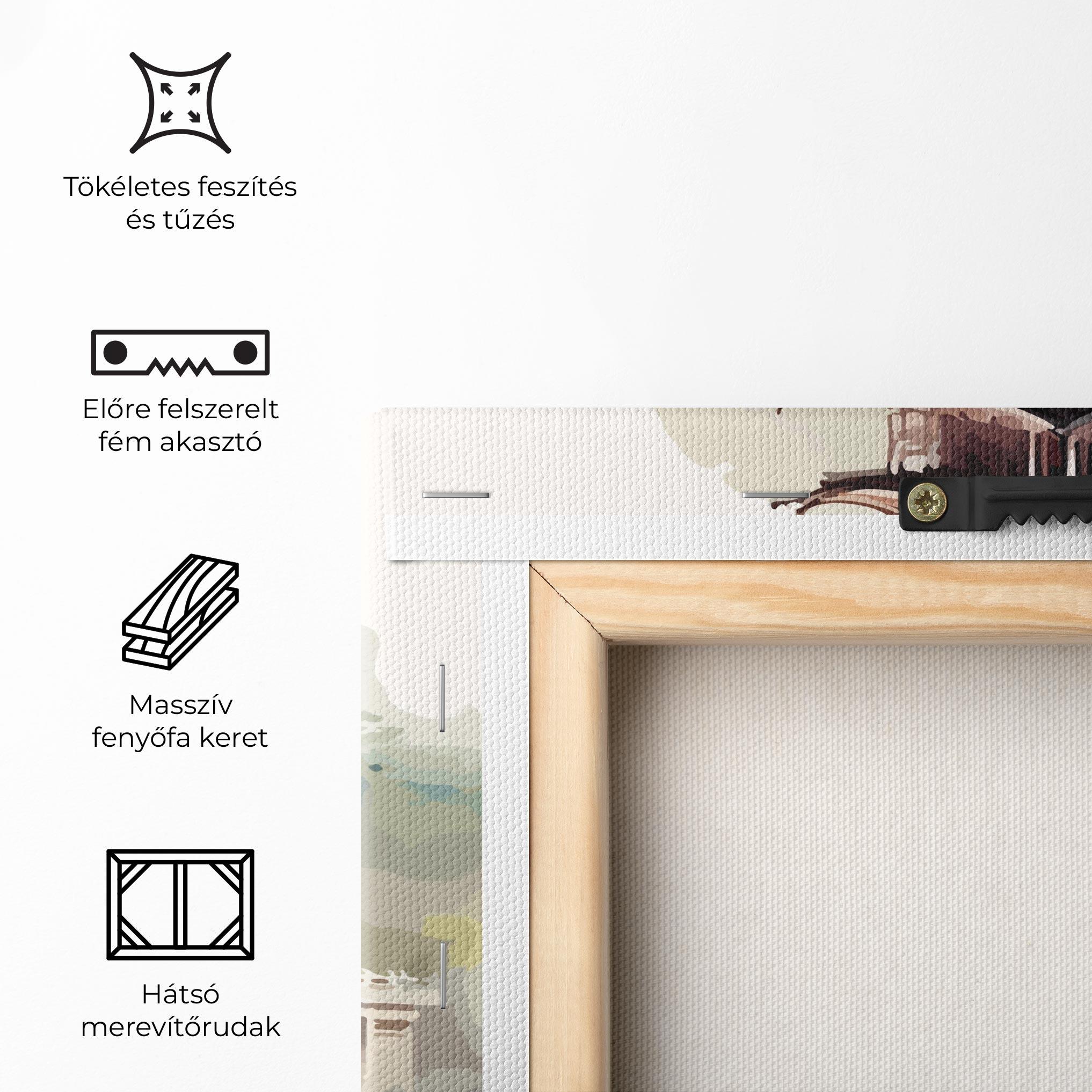 Vászonkép Temple Painting mockup 5