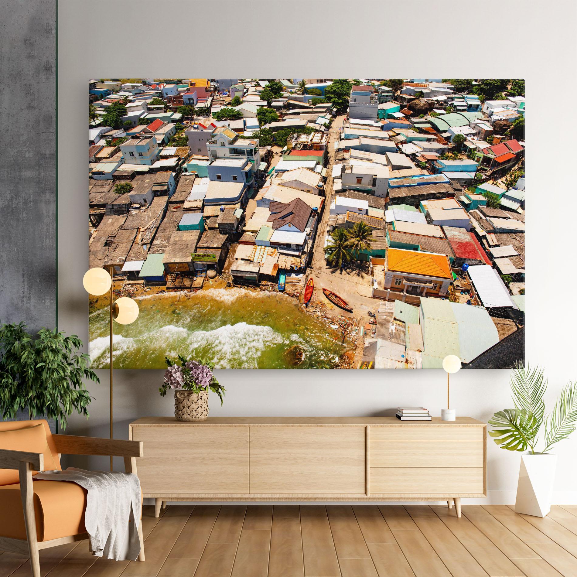Vászonkép Vietnam Slums mockup 9