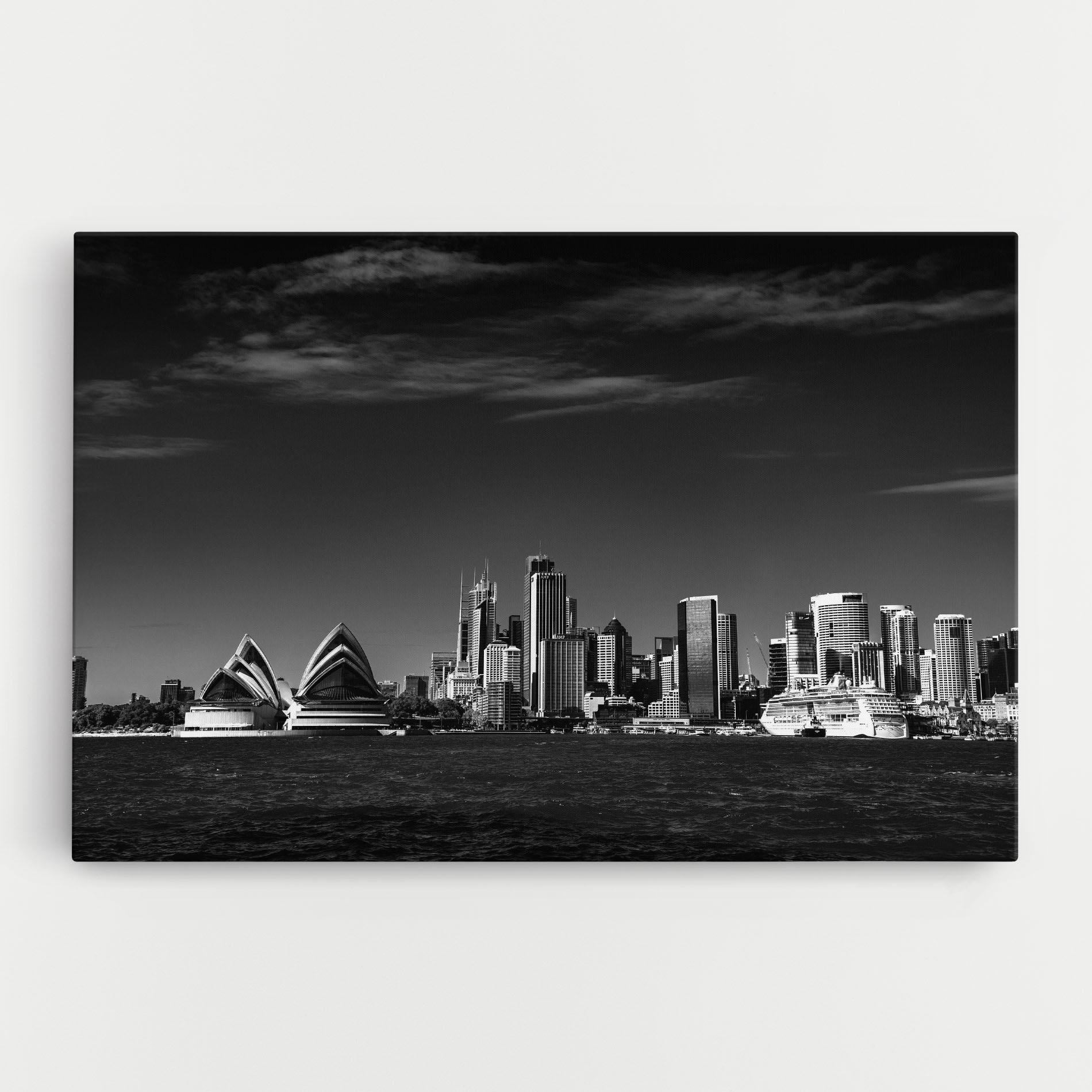 Vászonkép Grey Sidnew mockup 0