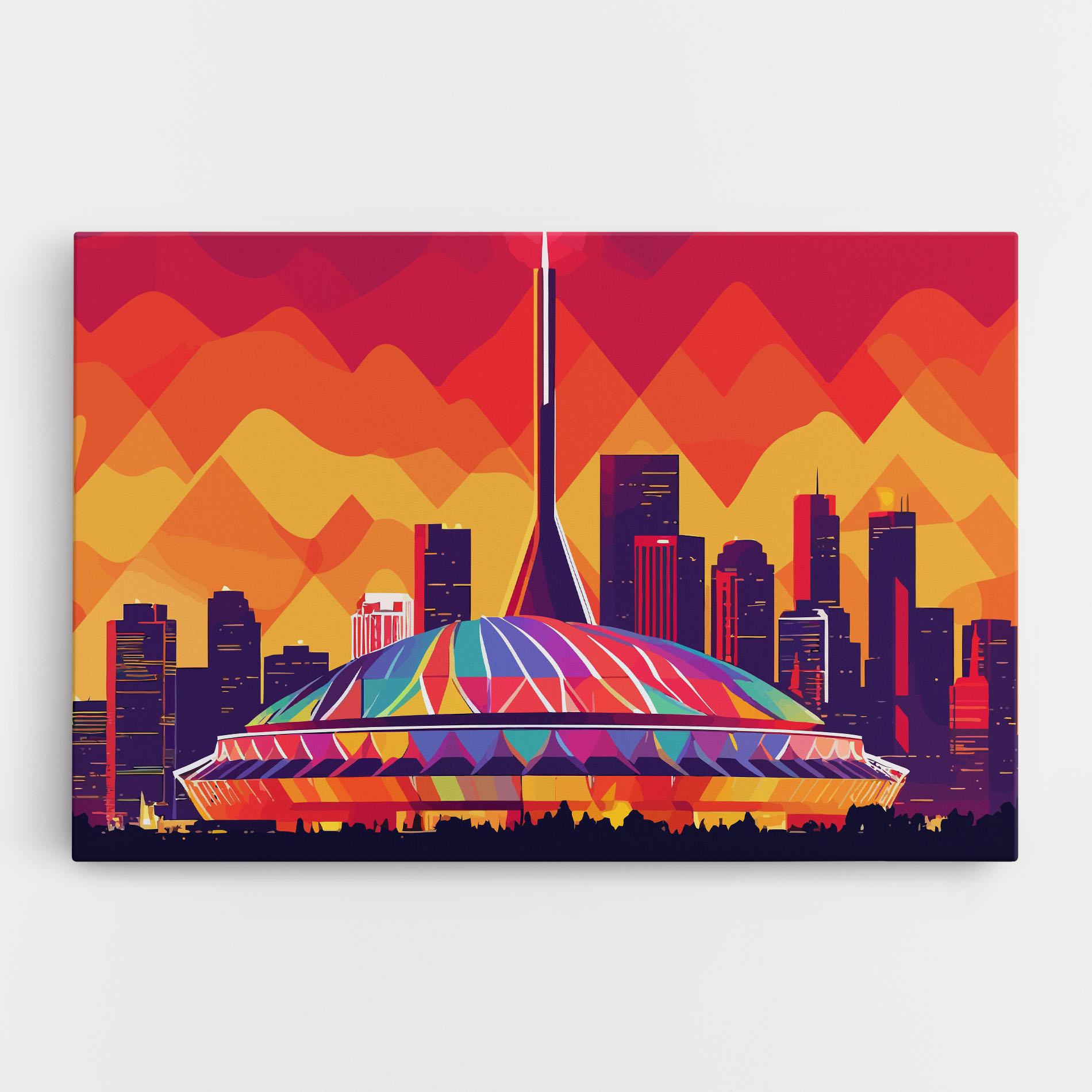 Vászonkép Olympic Stadium mockup 0