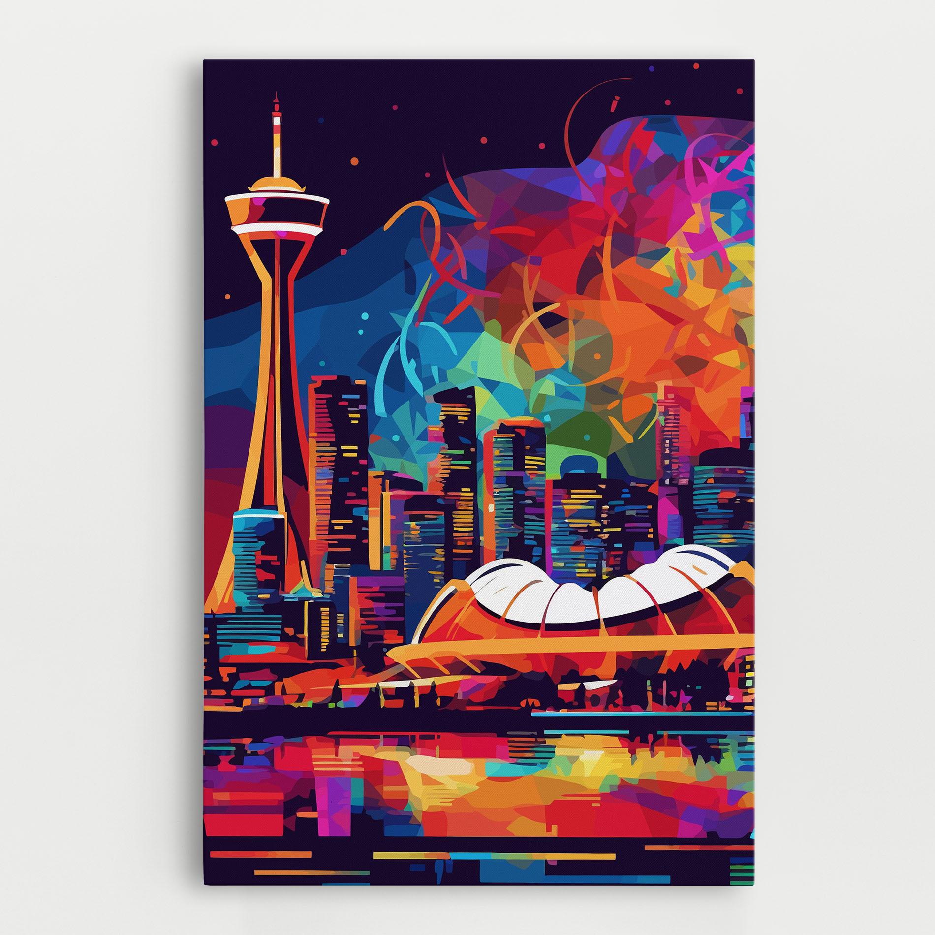 Vászonkép Olympic Stadium Art mockup 0