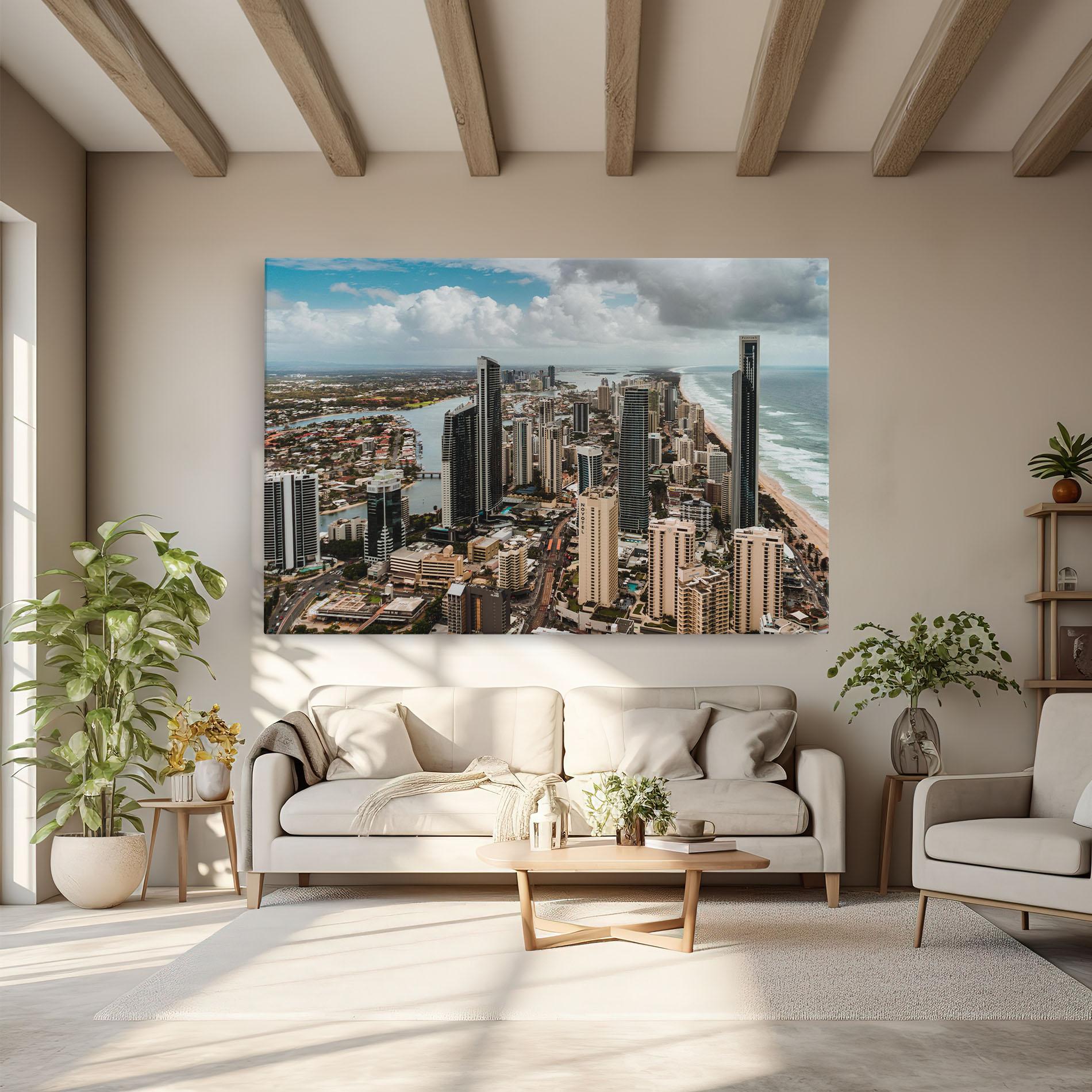 Vászonkép Gold Coast mockup 6