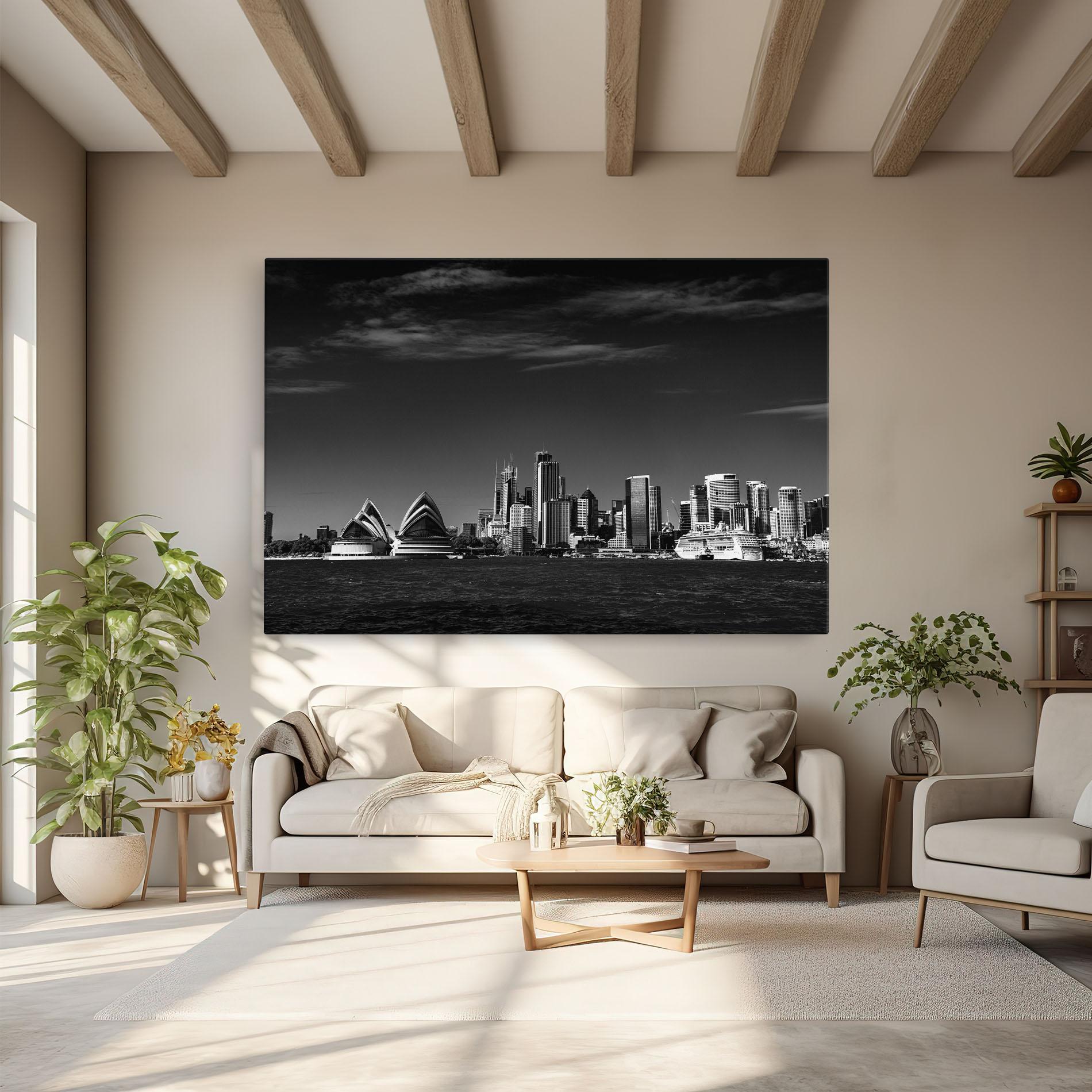 Vászonkép Grey Sidnew mockup 6