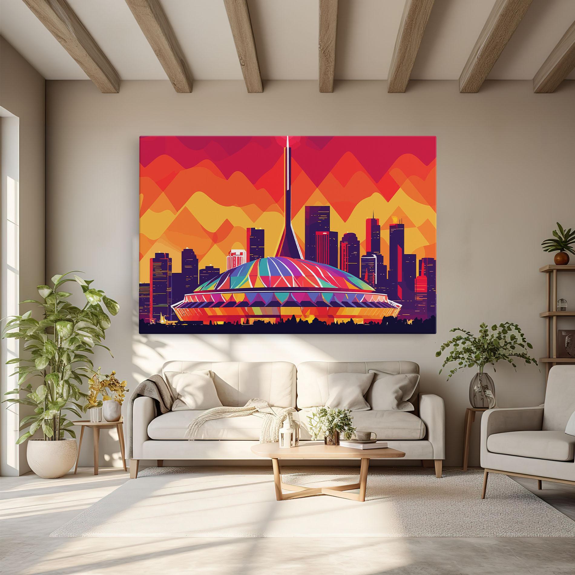 Vászonkép Olympic Stadium mockup 6