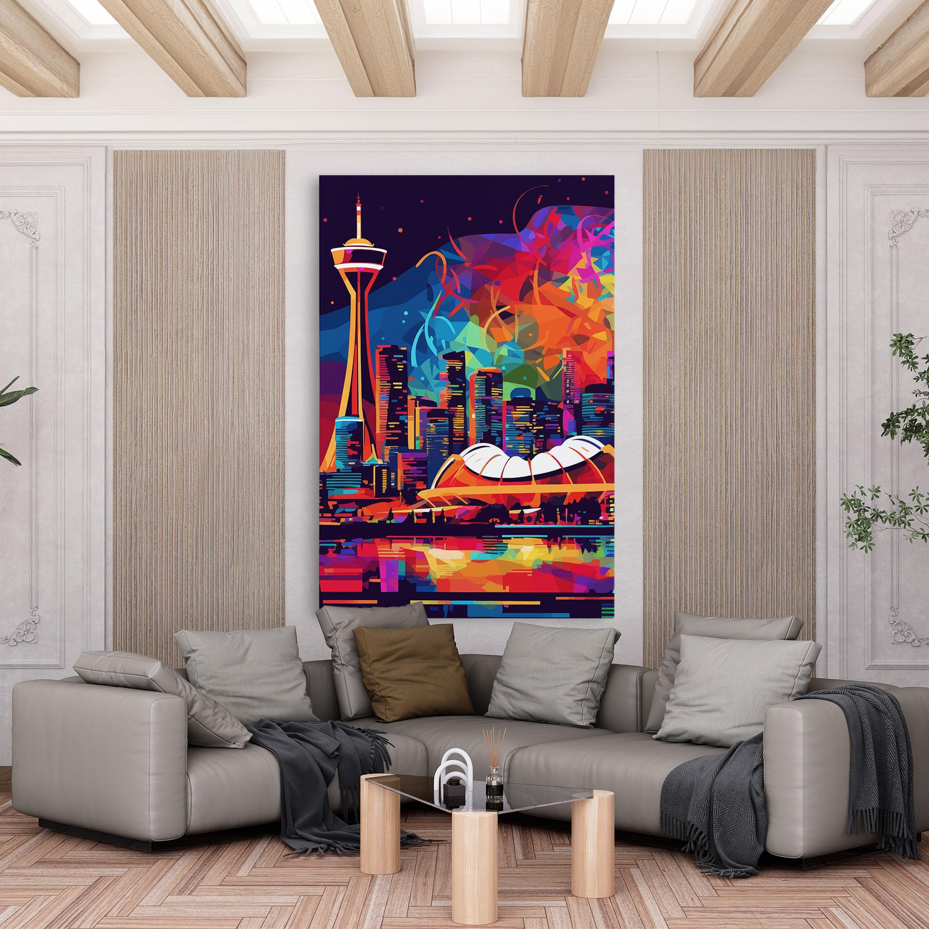 Vászonkép Olympic Stadium Art mockup 6