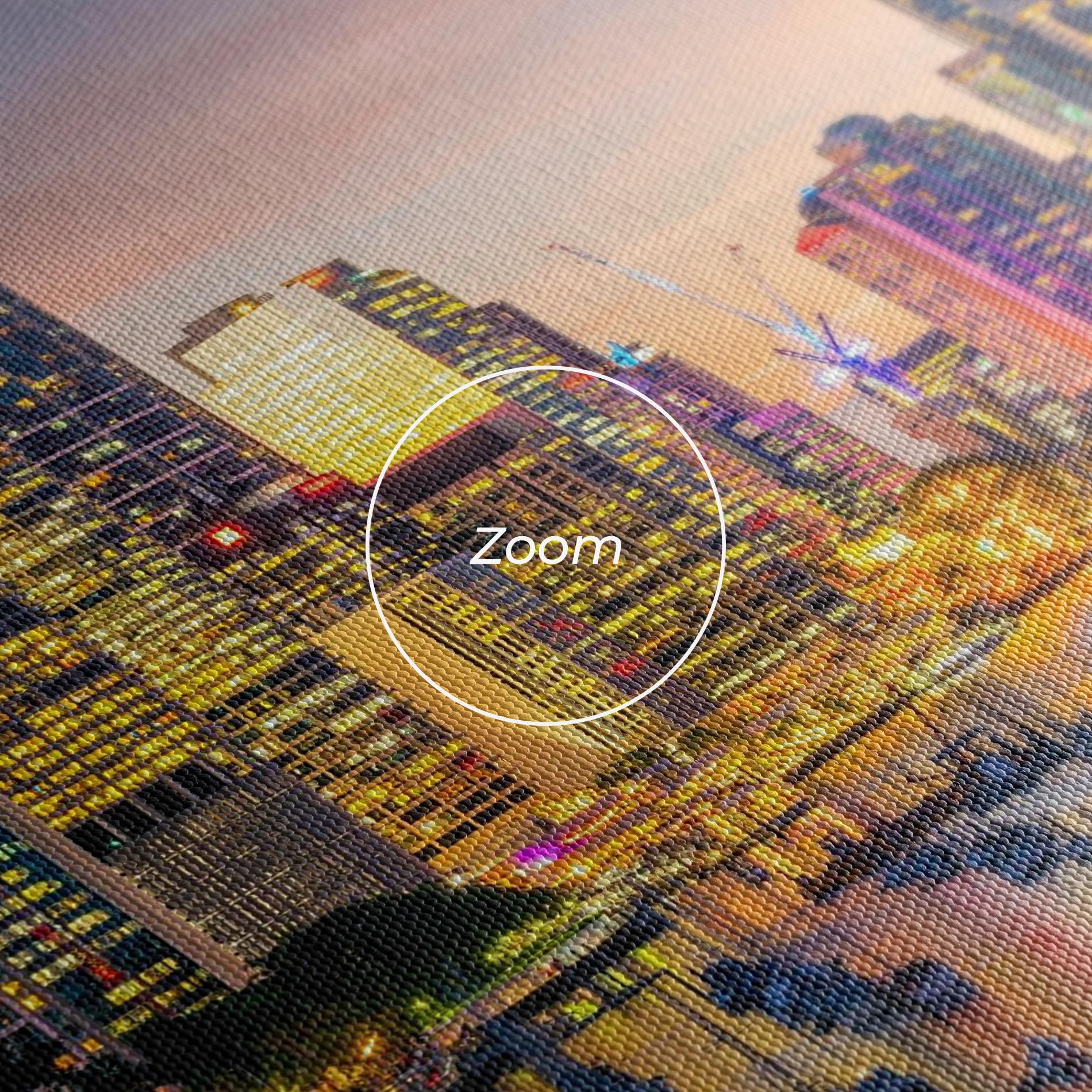 Vászonkép Brisbane City Skyline mockup 3