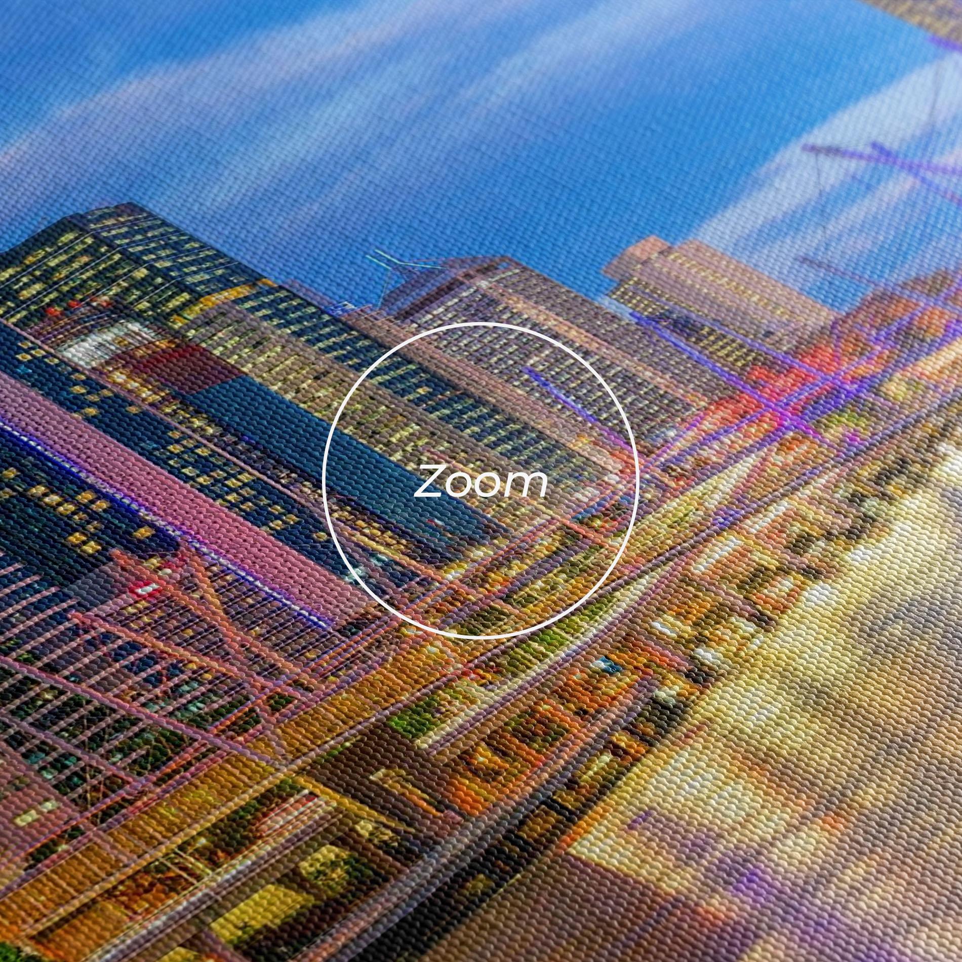 Vászonkép Brisbane Skyline View mockup 3