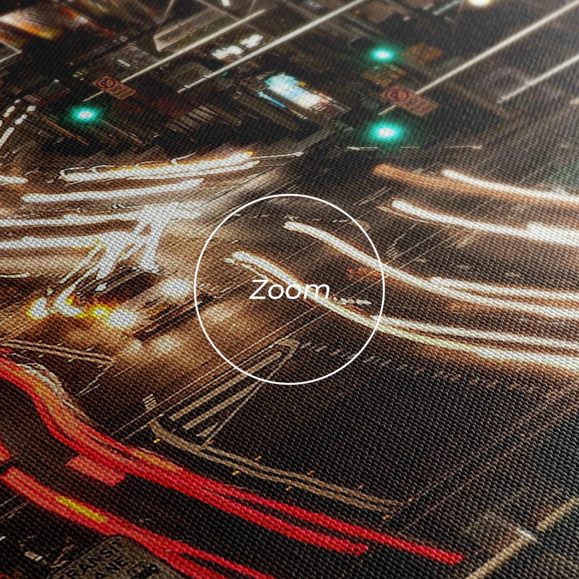 Vászonkép Car Light Road mockup 3