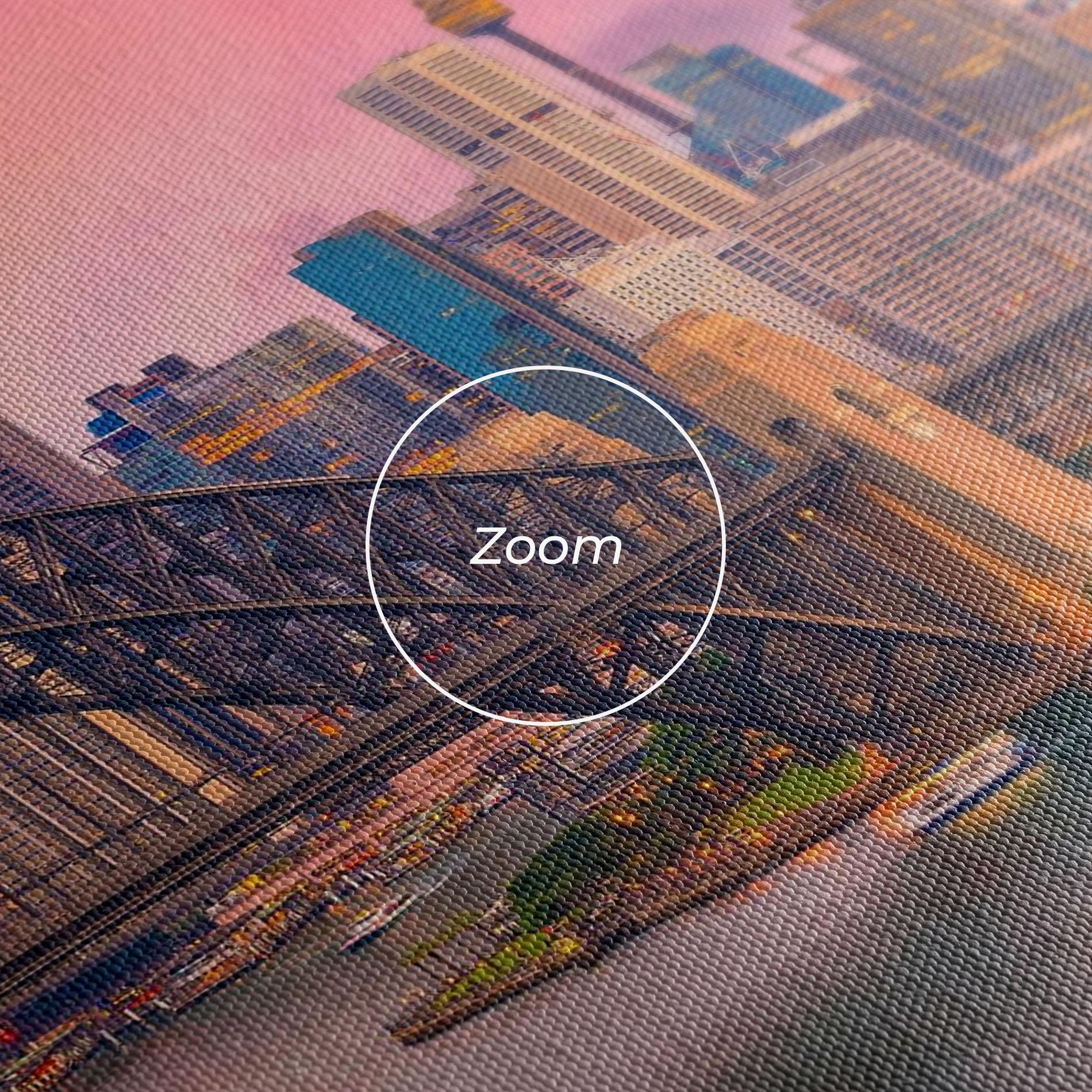 Vászonkép Pink Sydney Skyline mockup 3