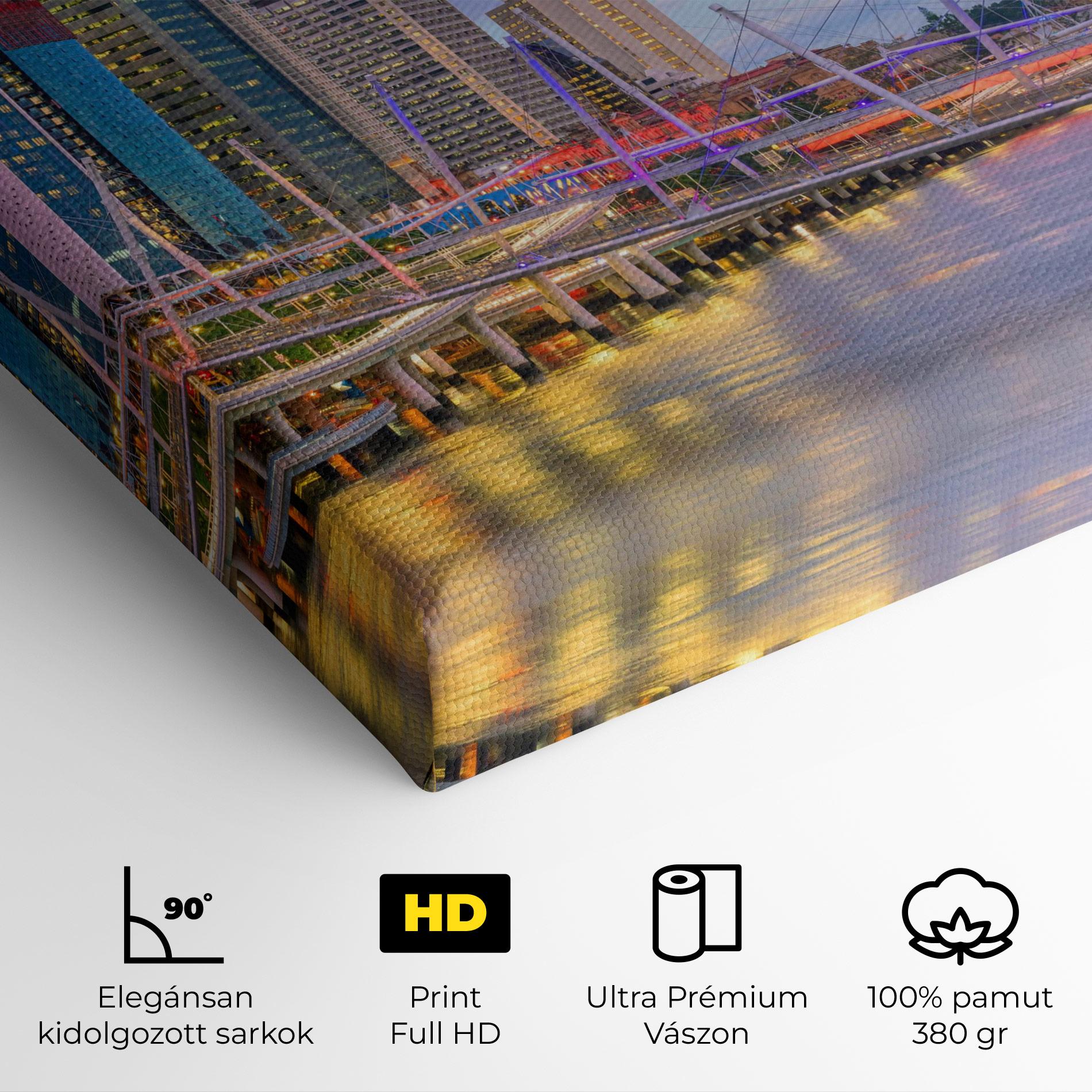 Vászonkép Brisbane River Australia mockup 4