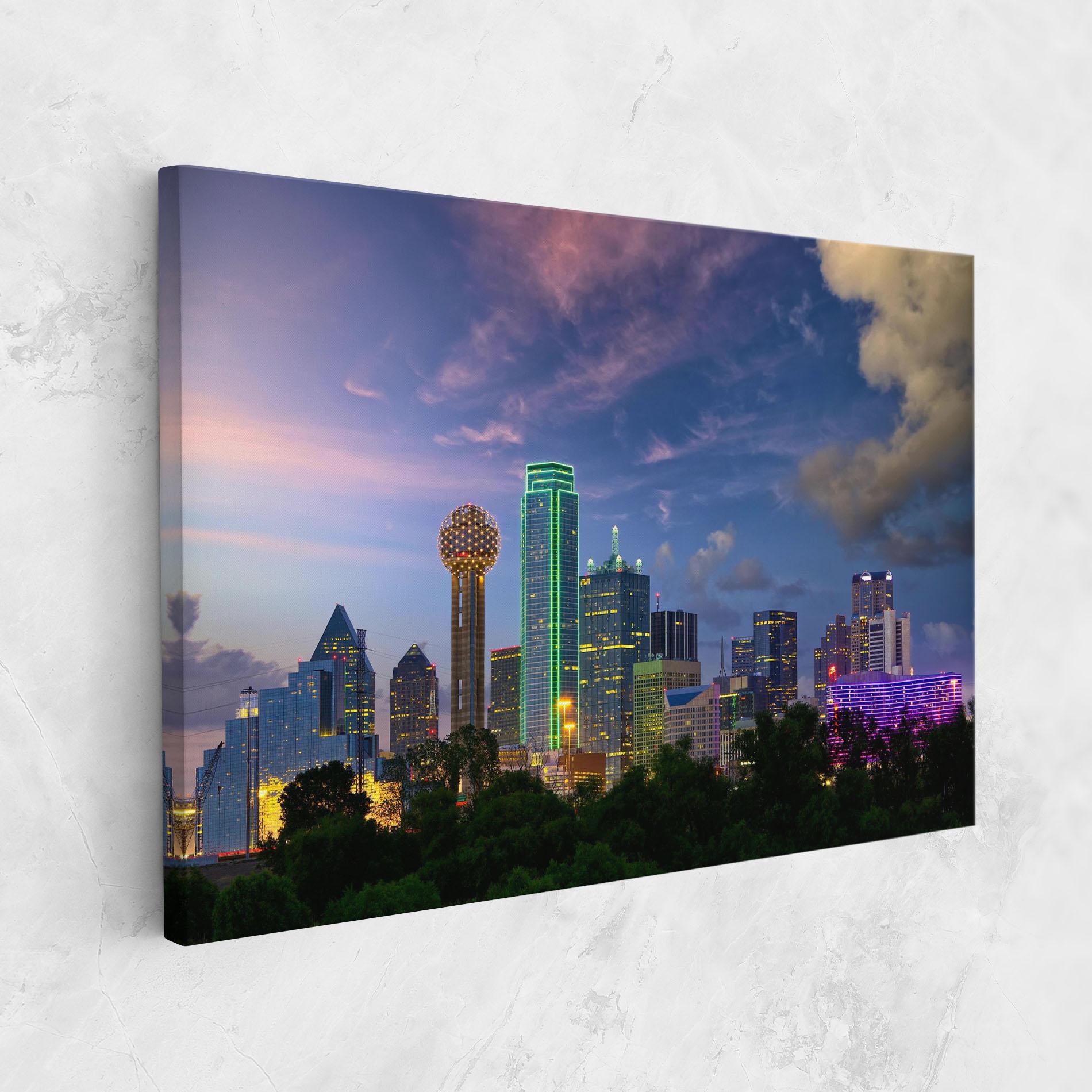 Vászonkép Dallas Dusk mockup 1