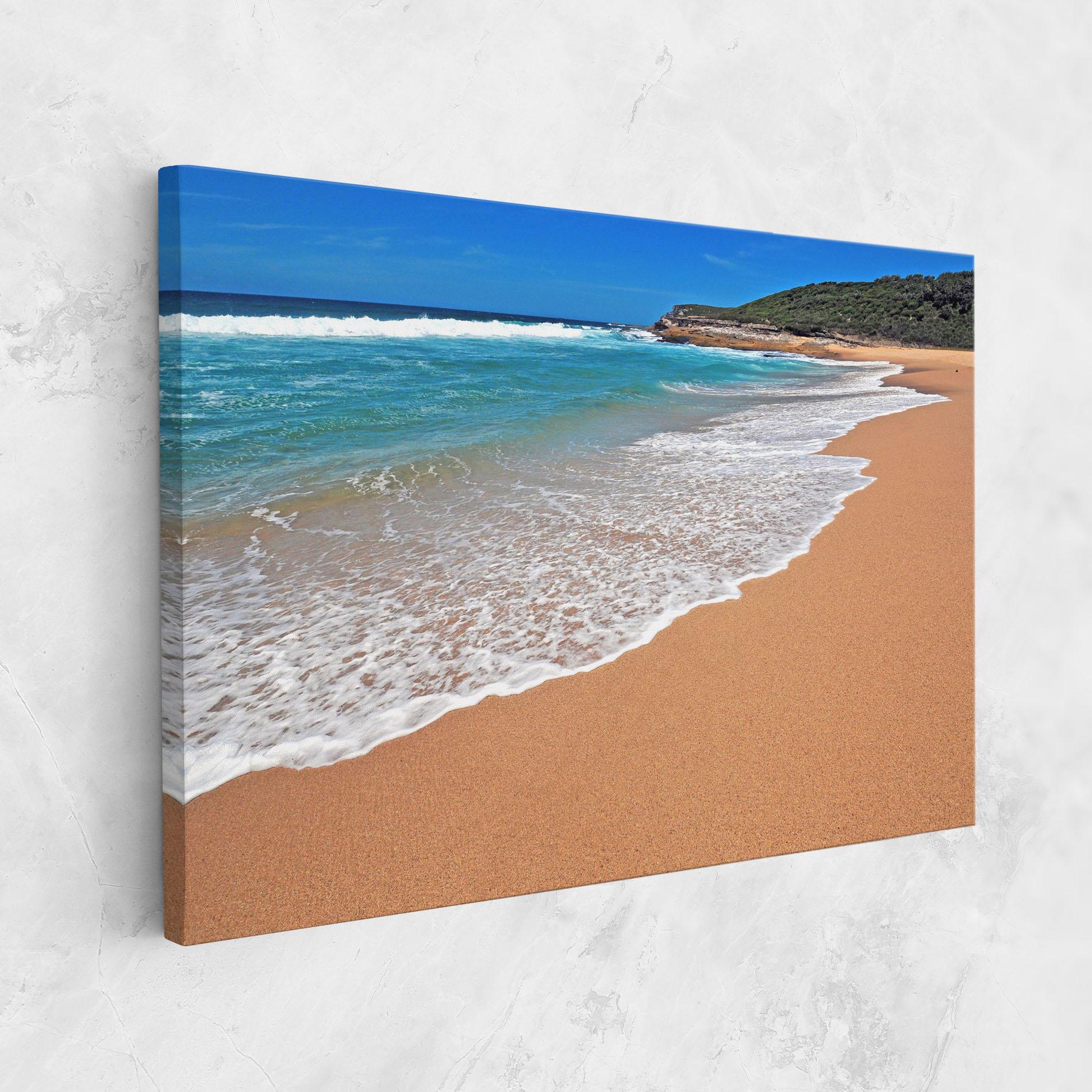 Vászonkép Pristine Beach mockup 1