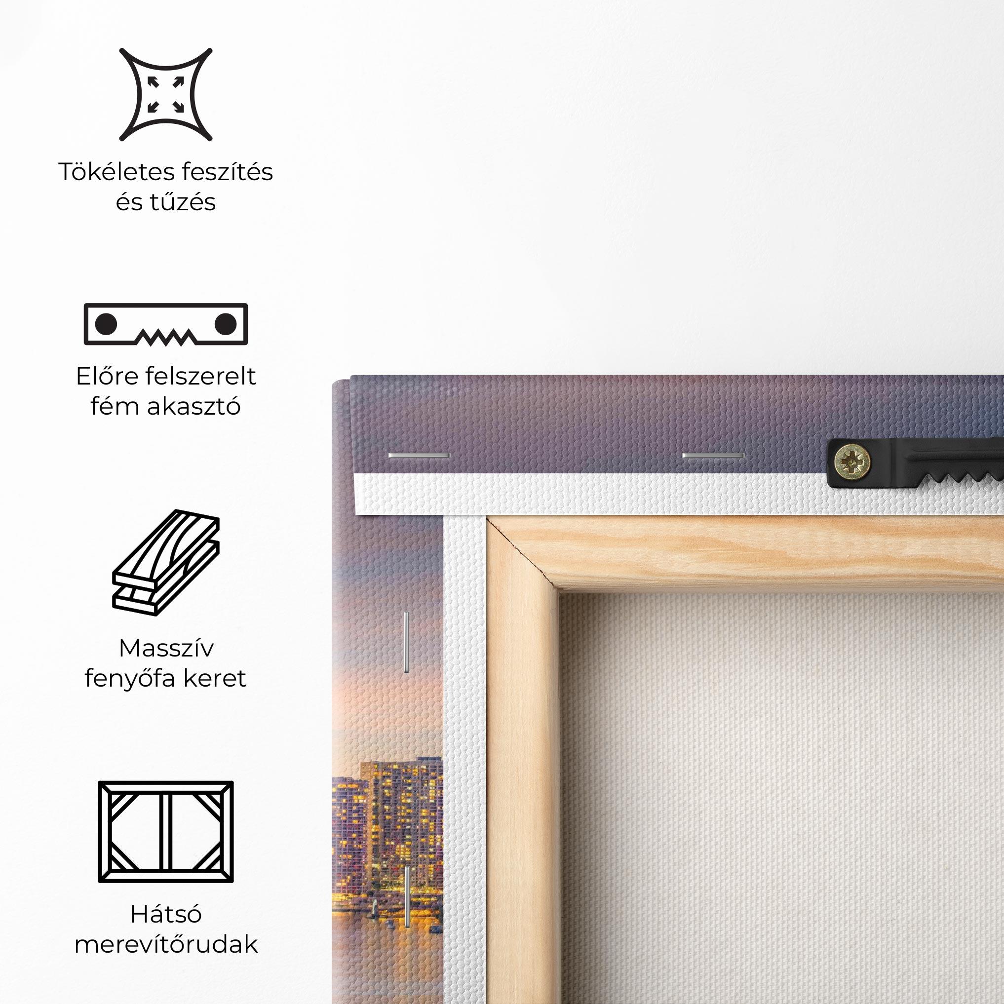 Vászonkép Brisbane City Skyline mockup 5