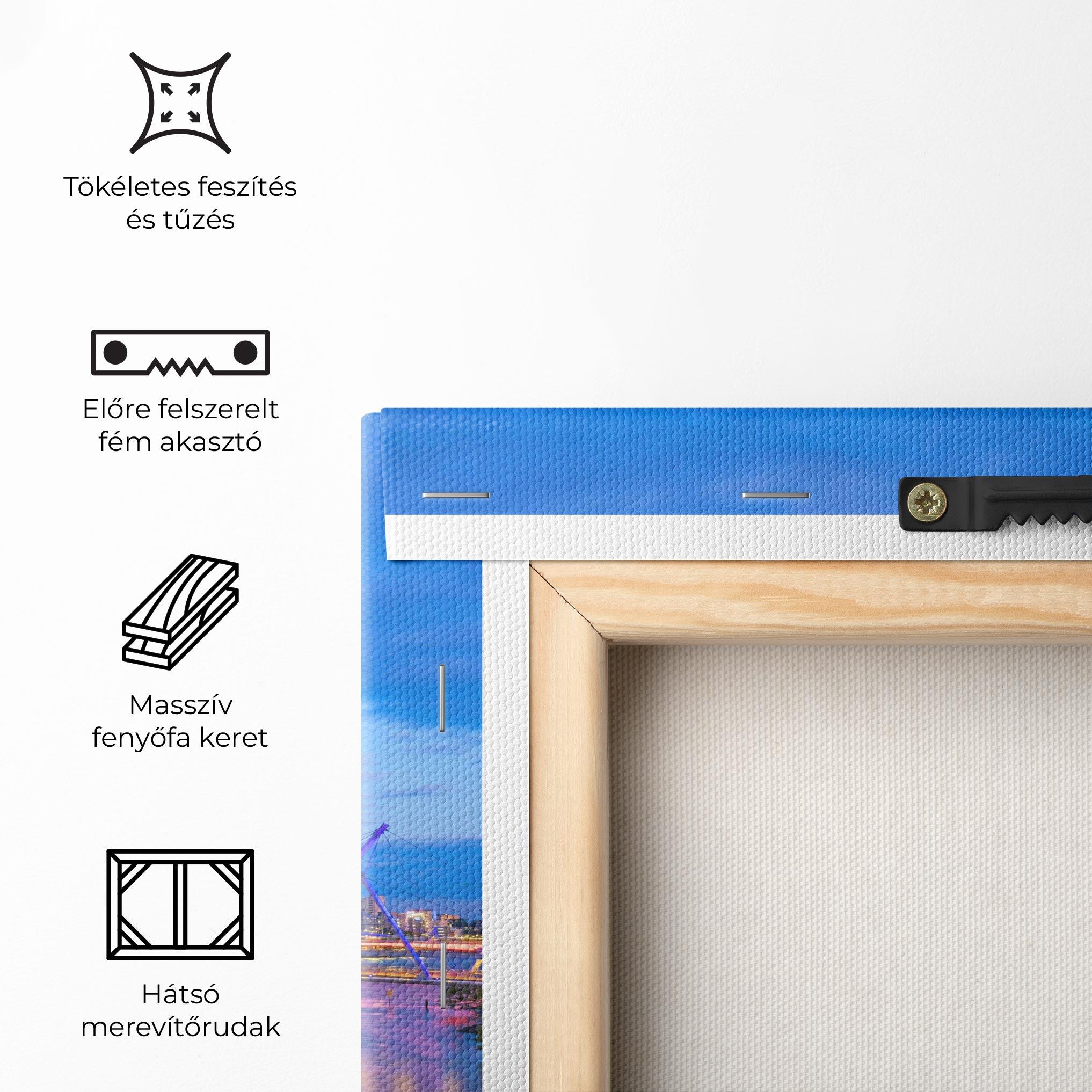 Vászonkép Brisbane Skyline View mockup 5