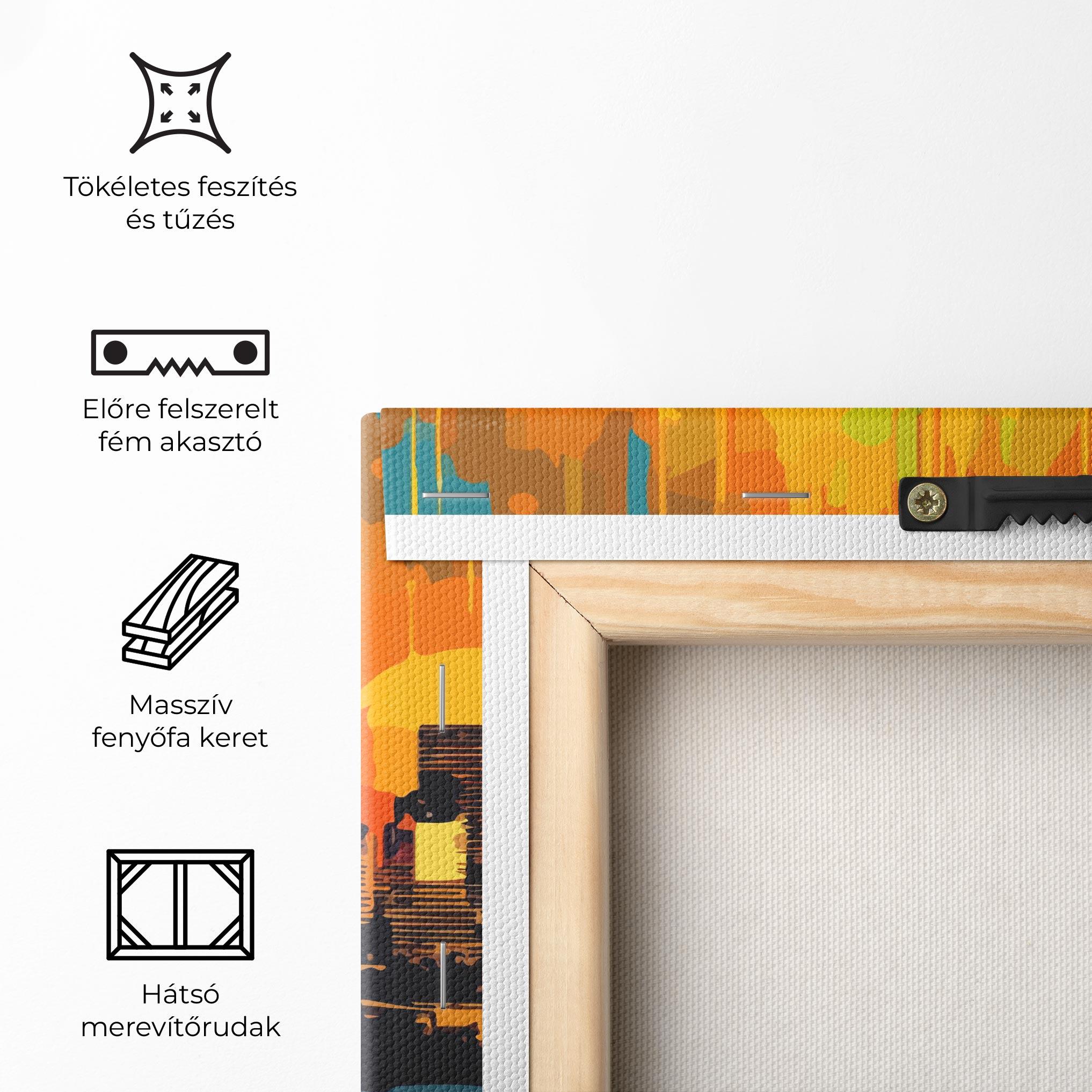 Vászonkép Montreal Skyline mockup 5