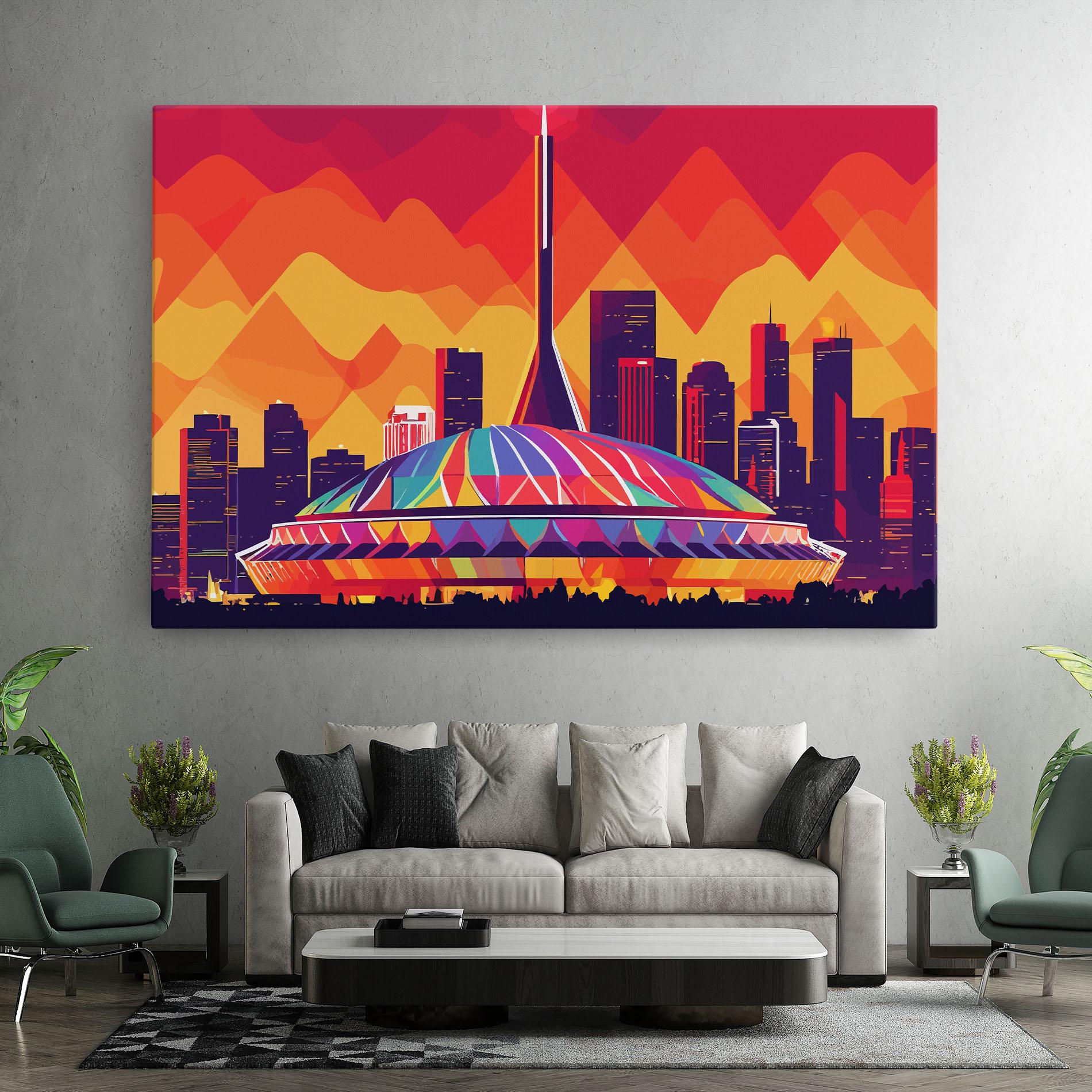 Vászonkép Olympic Stadium mockup 7