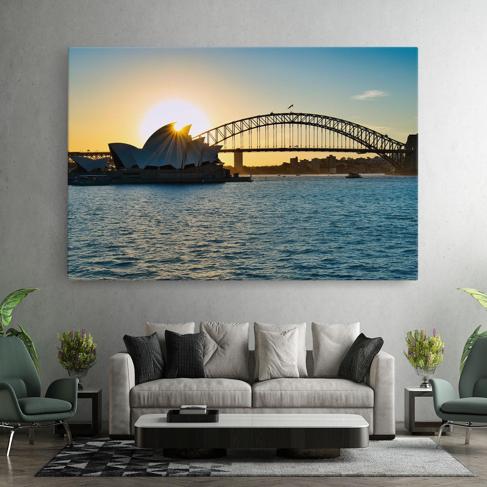 Vászonkép Sunrise Sydney mockup 7