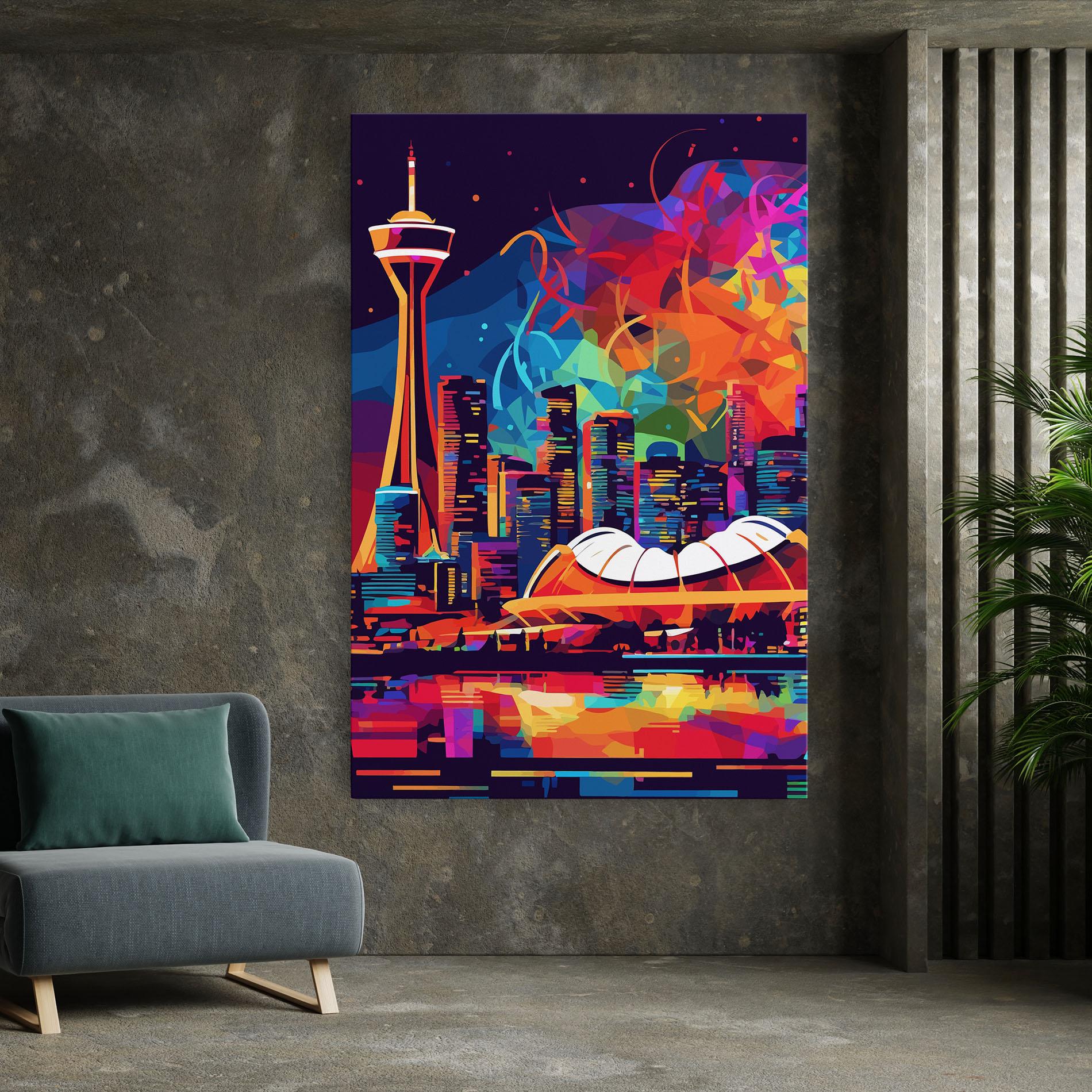 Vászonkép Olympic Stadium Art mockup 7