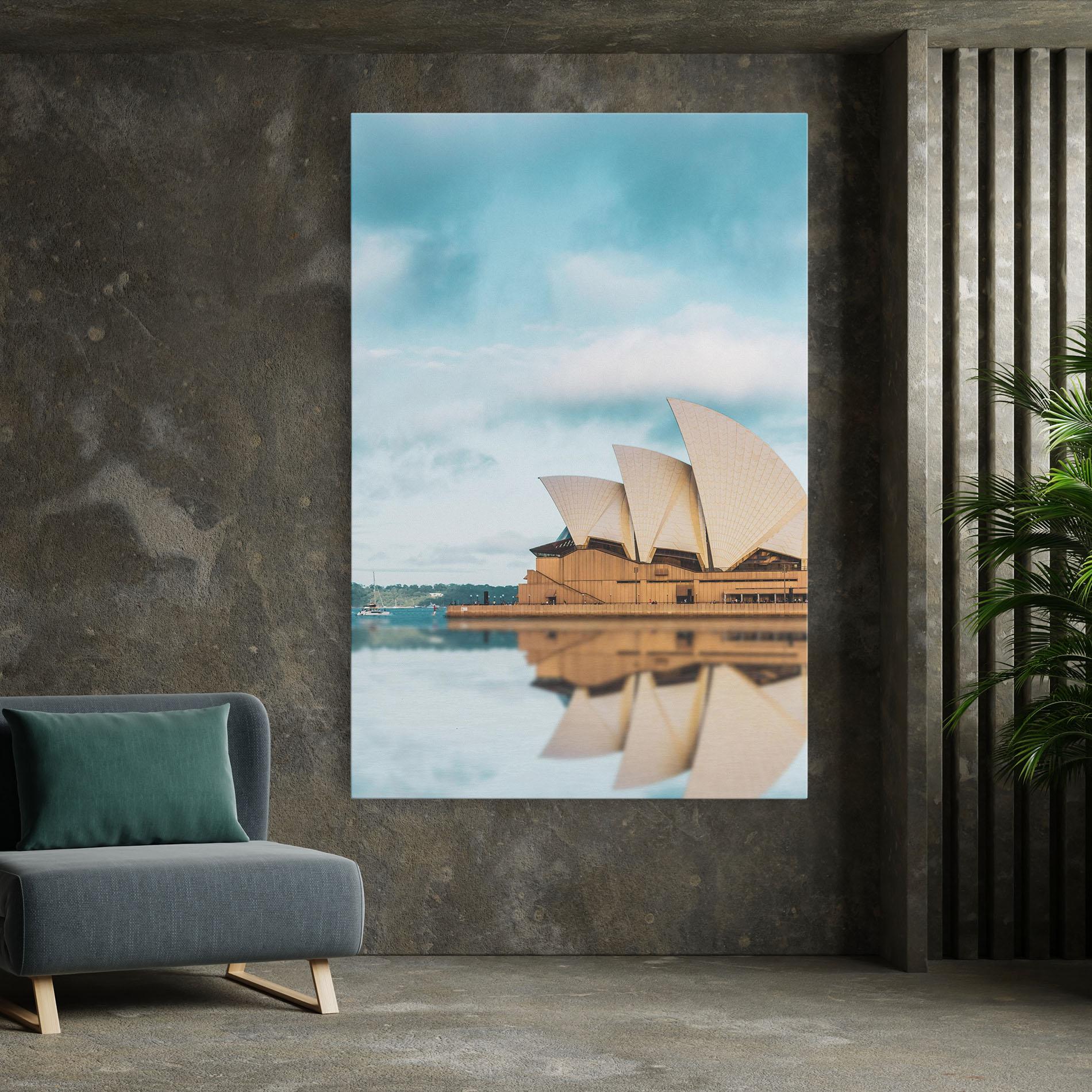 Vászonkép Sydney Water mockup 7