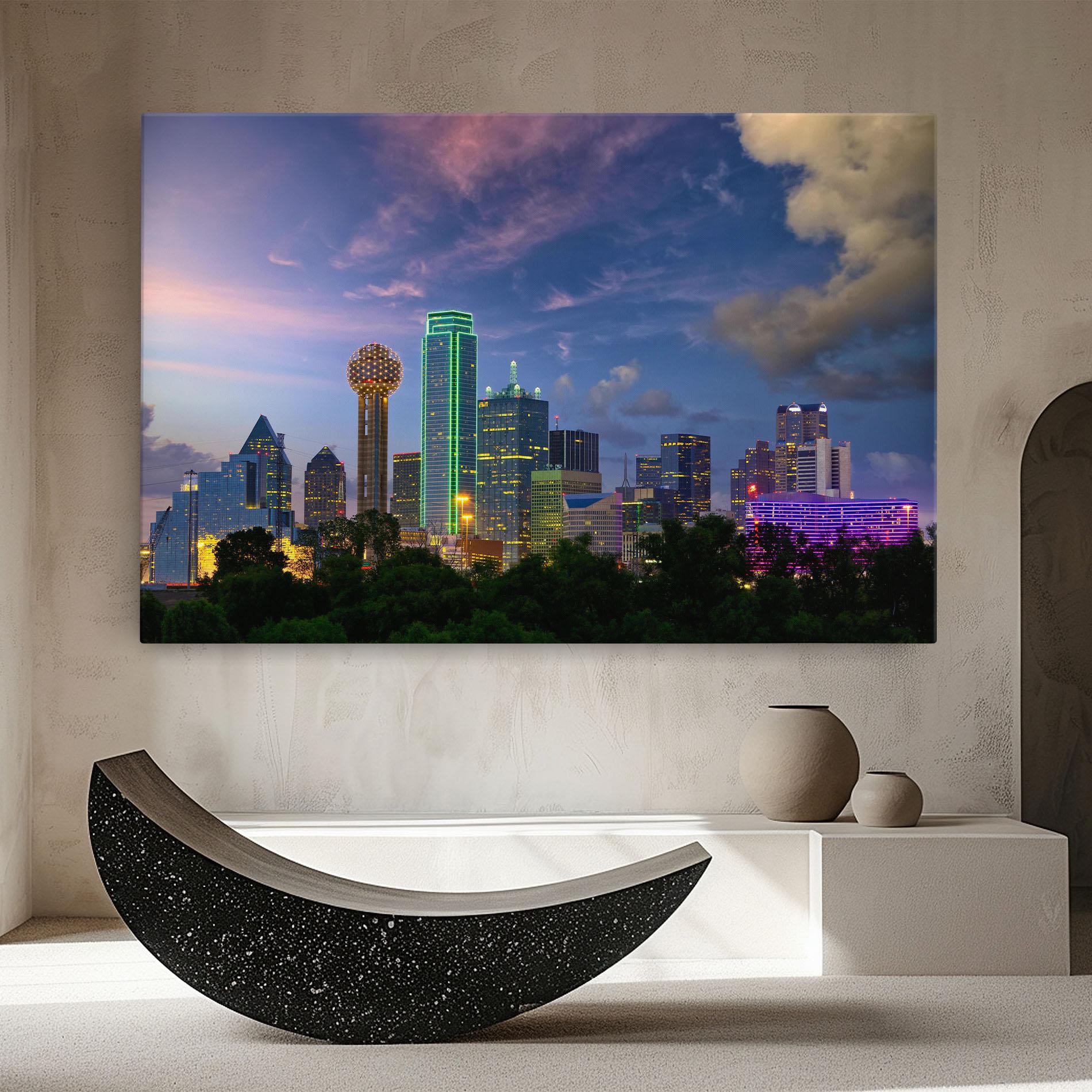 Vászonkép Dallas Dusk mockup 8