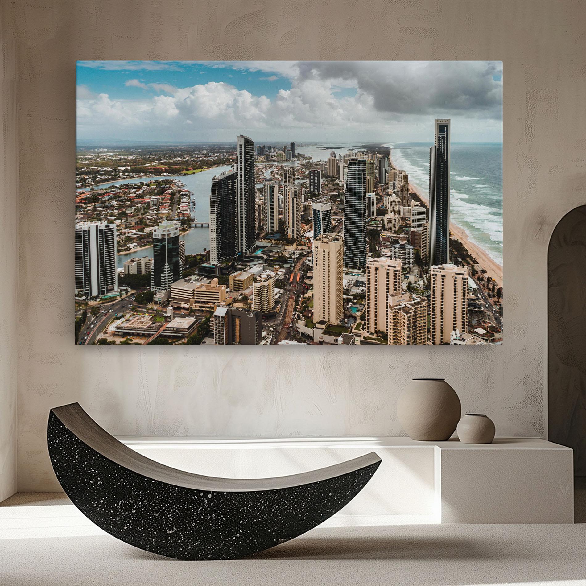 Vászonkép Gold Coast mockup 8