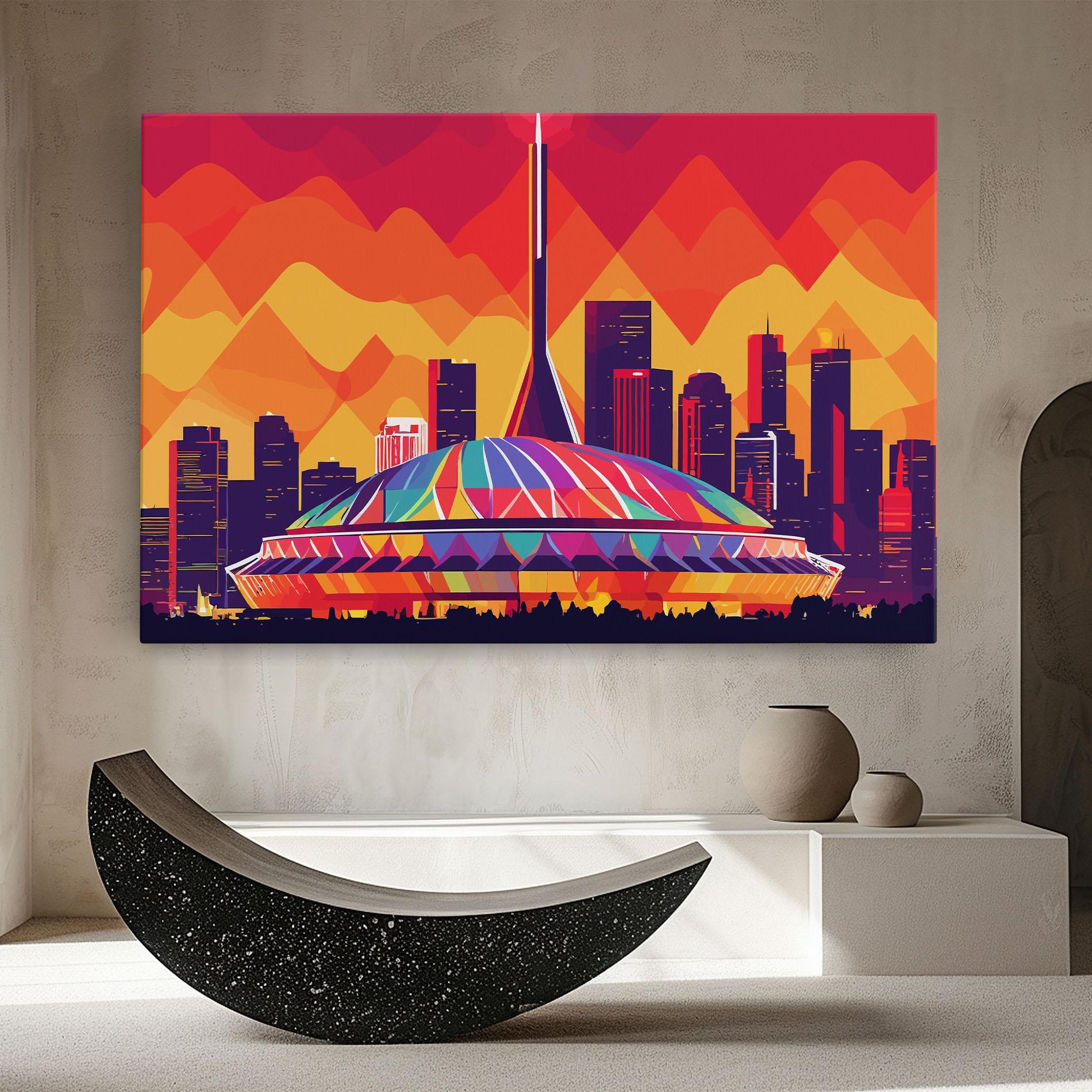 Vászonkép Olympic Stadium mockup 8