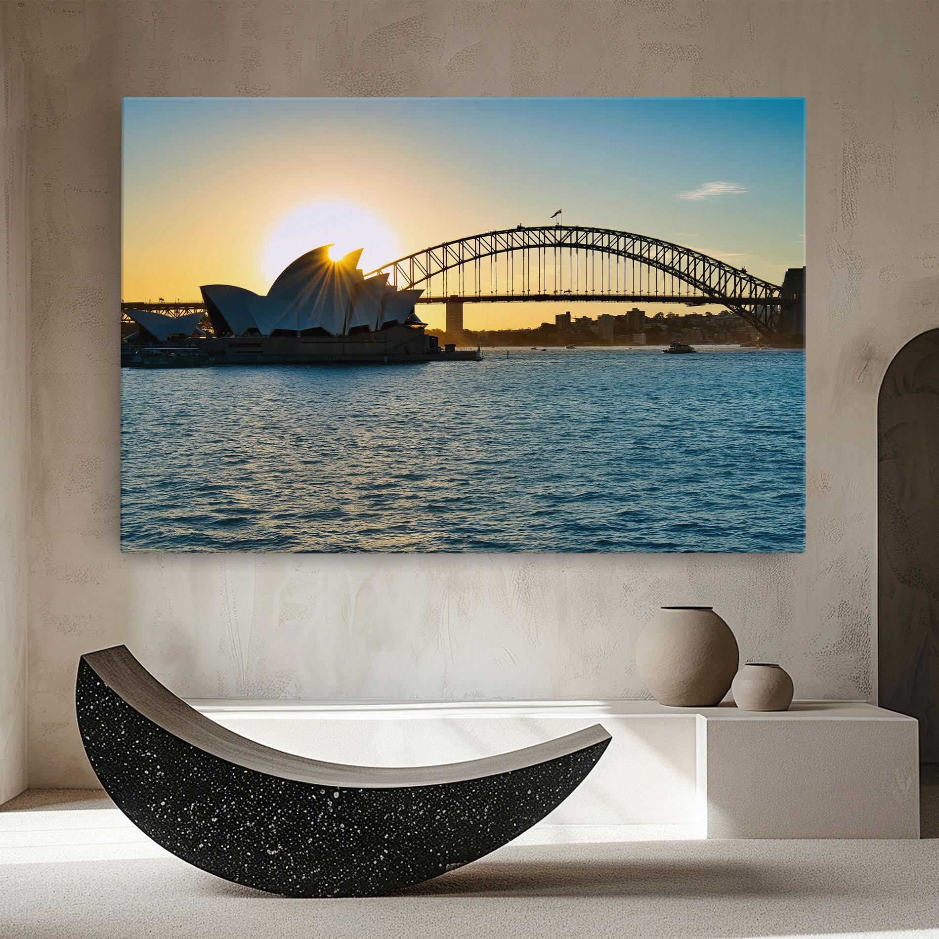 Vászonkép Sunrise Sydney mockup 8