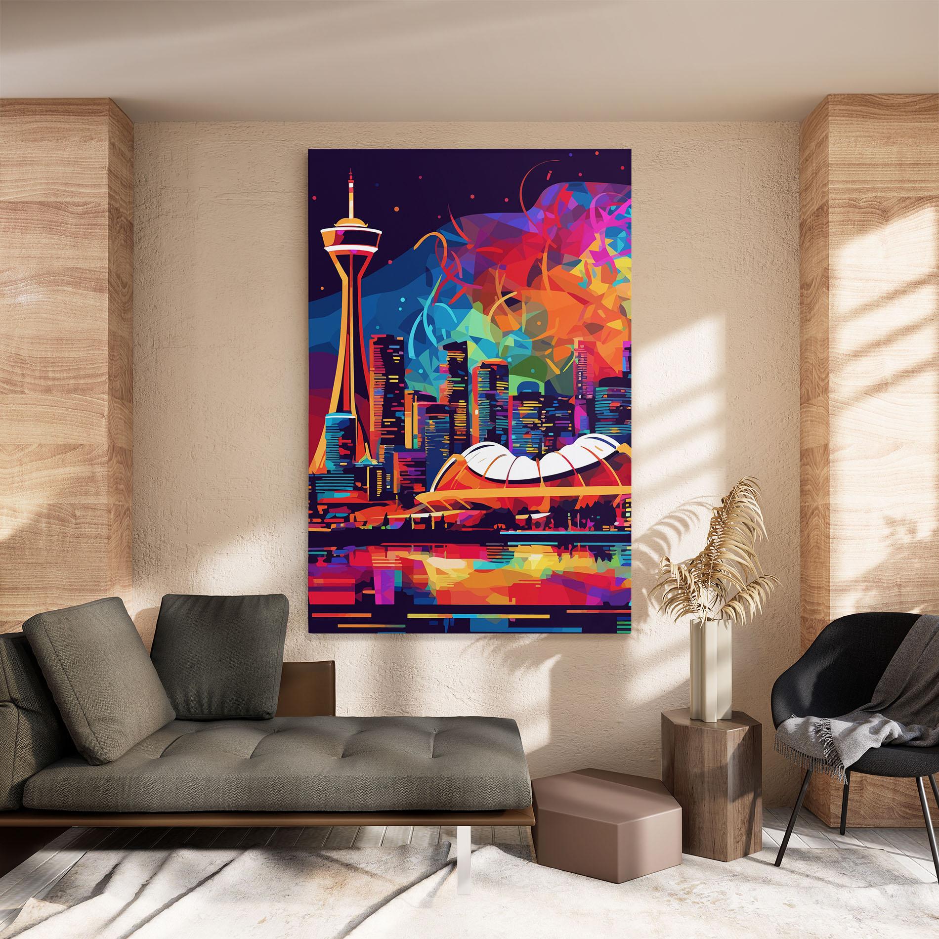 Vászonkép Olympic Stadium Art mockup 8